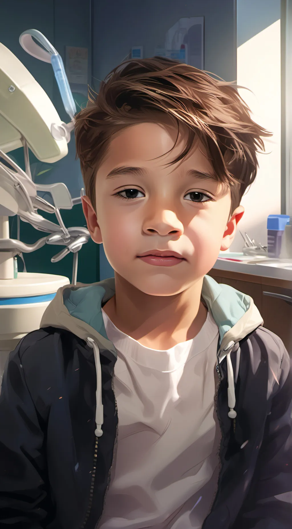 ai character: Adrien background