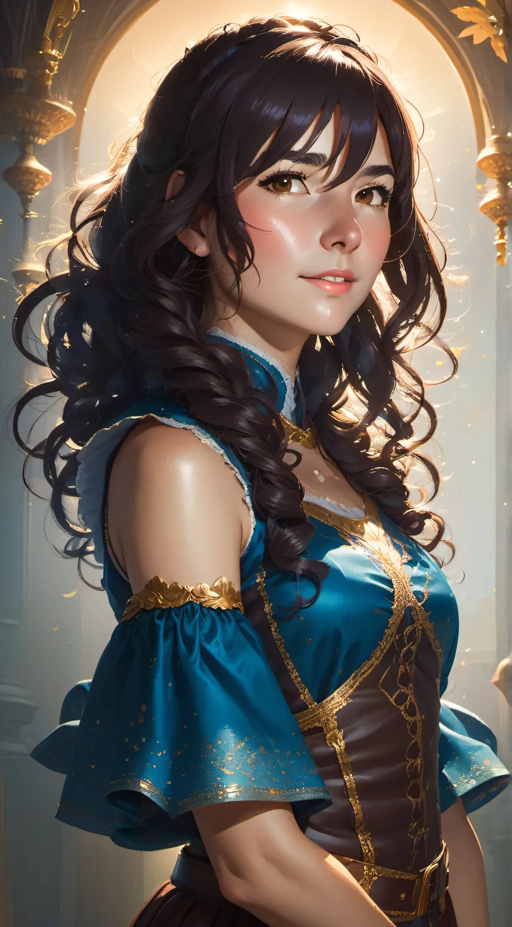 ai character: Aria background