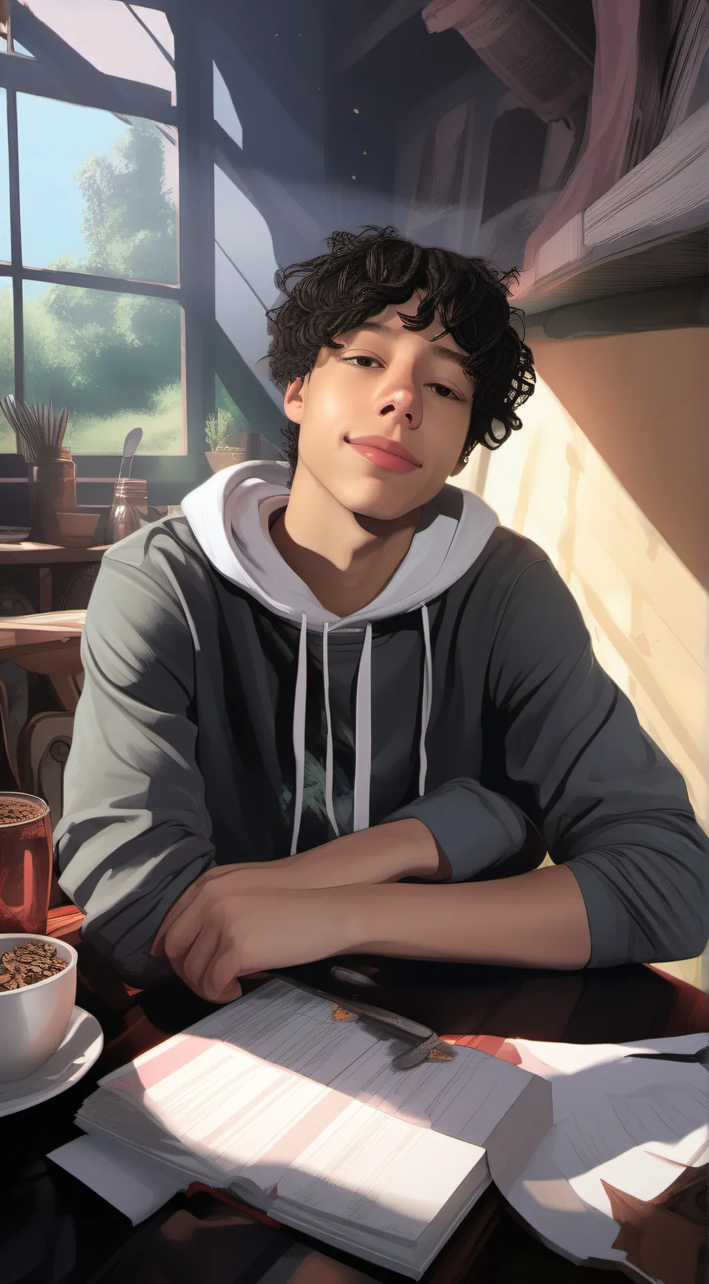 ai character: Alex background