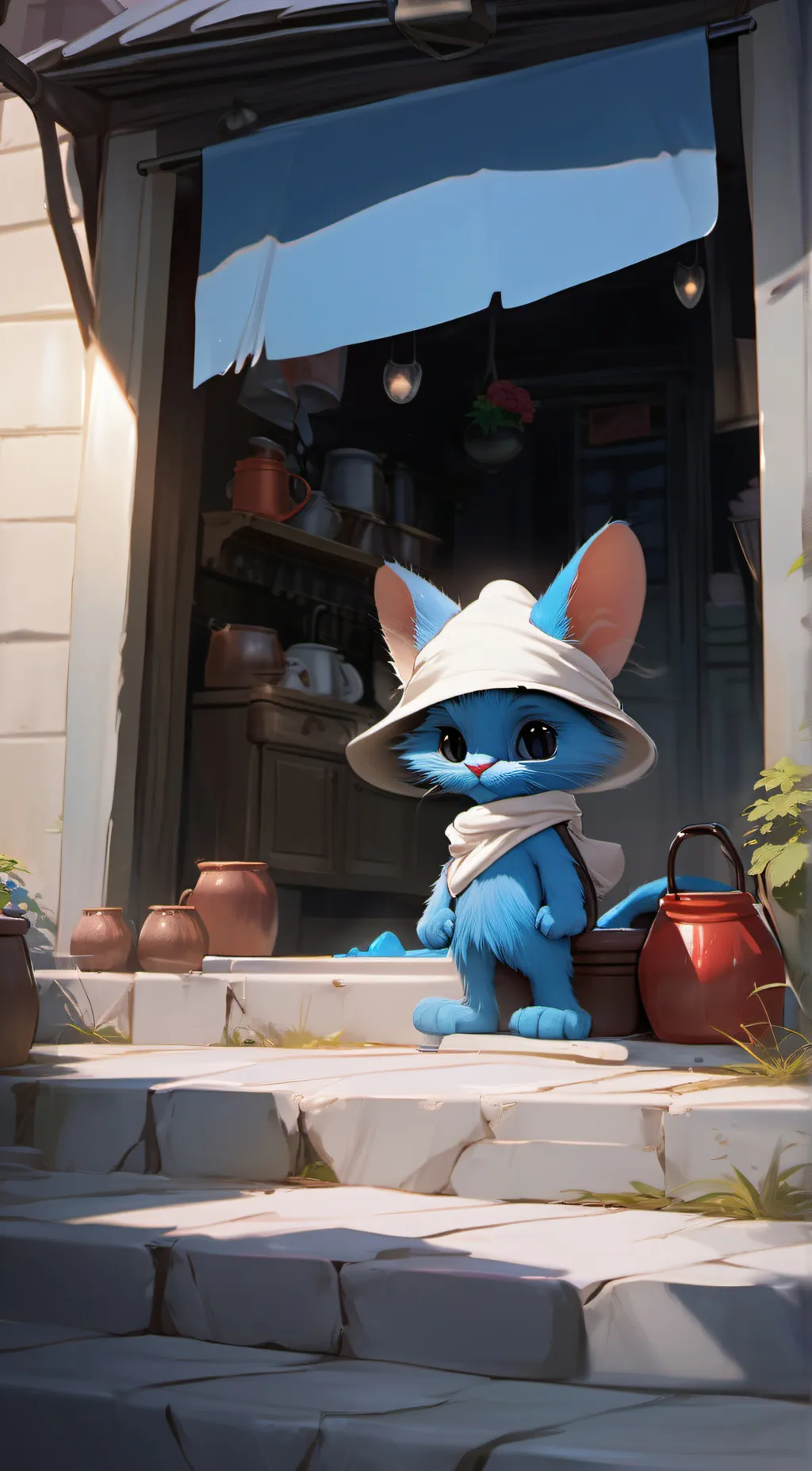 Talkie AI - Chat with Smurf cat