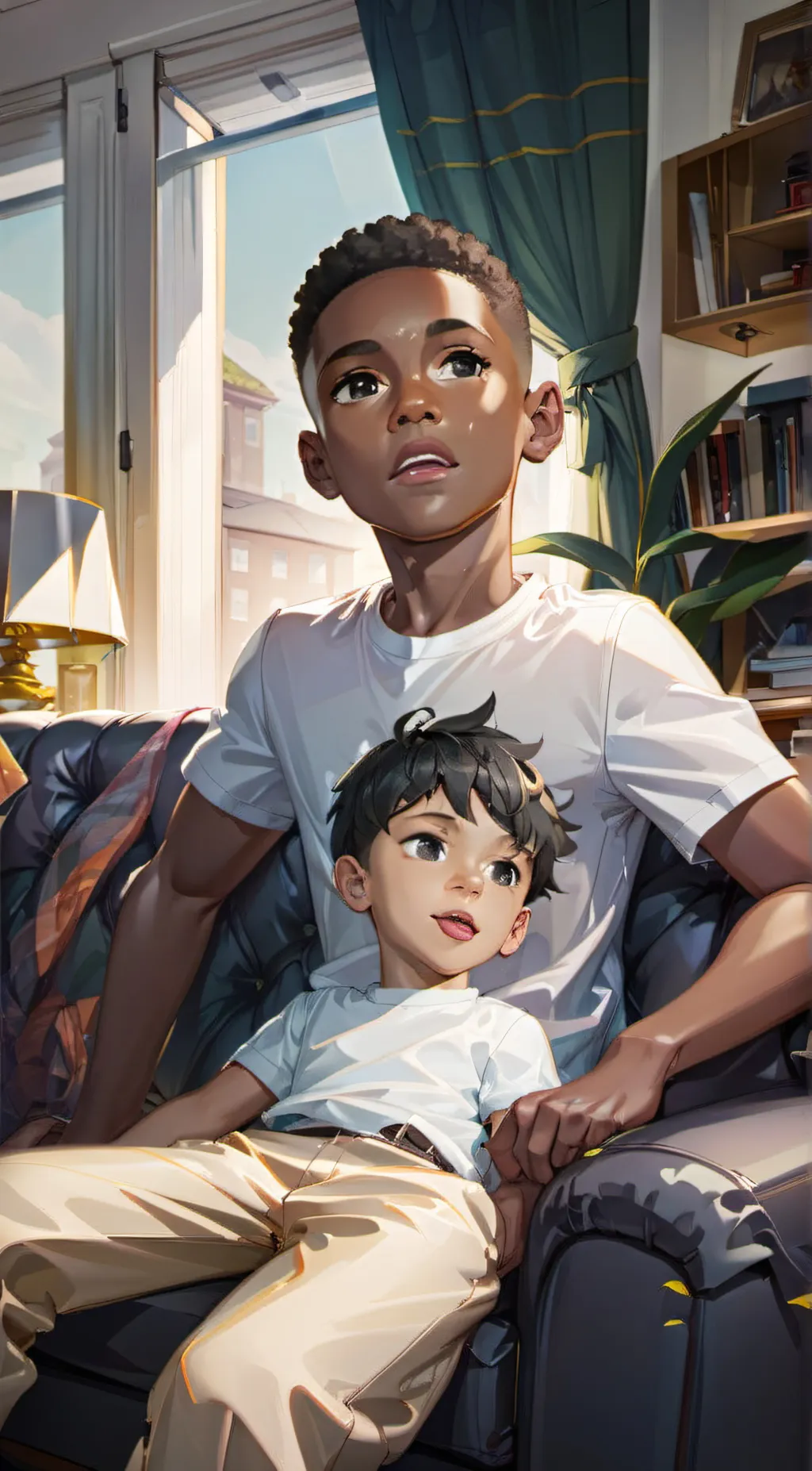 ai character: Messiah mercy background