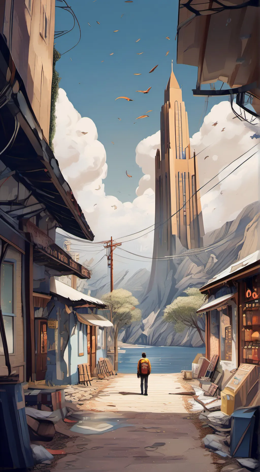 ai character: another normal one background