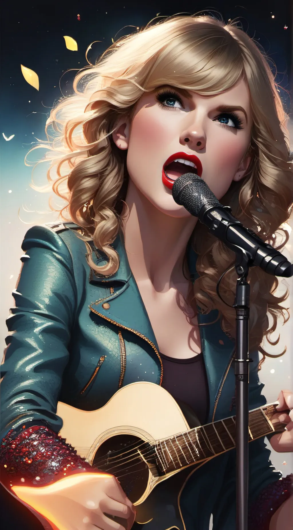 ai character: Shake it off background