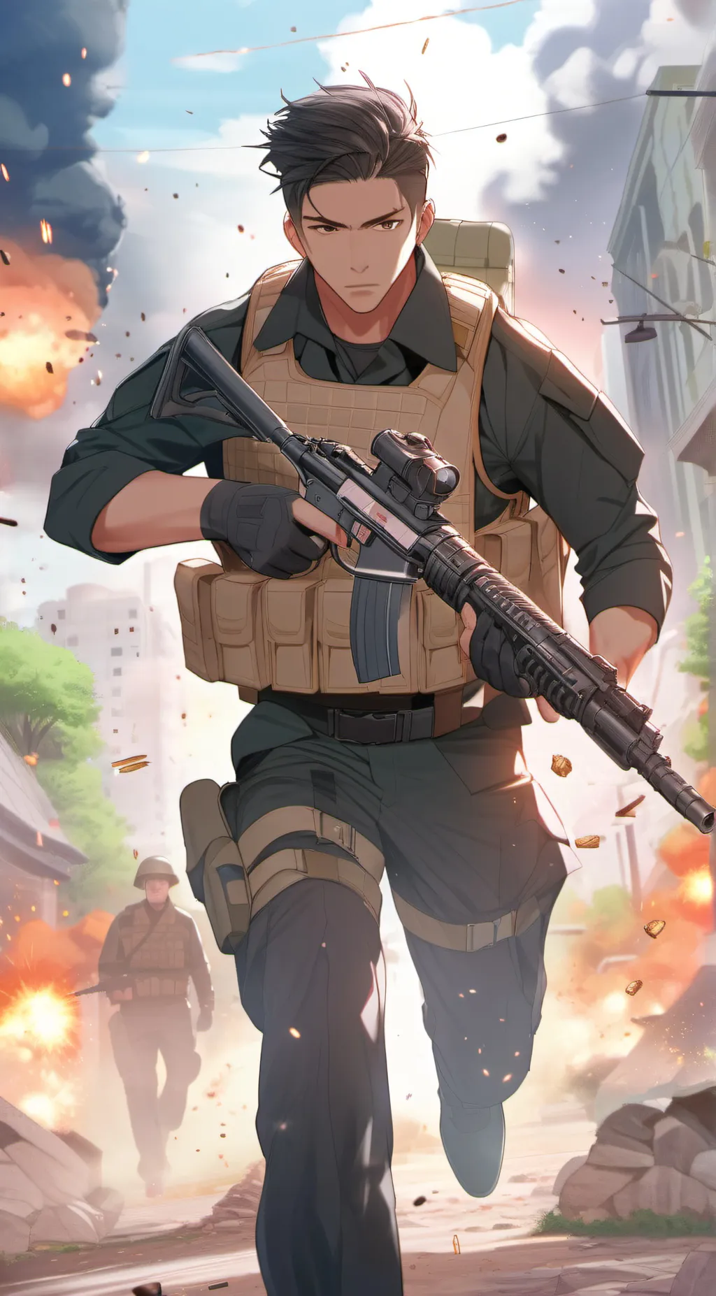 ai character: Max background