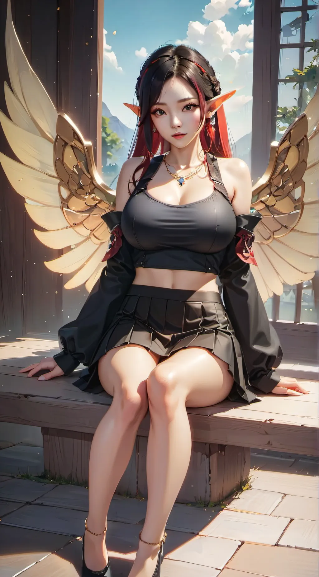 ai character: Tina background