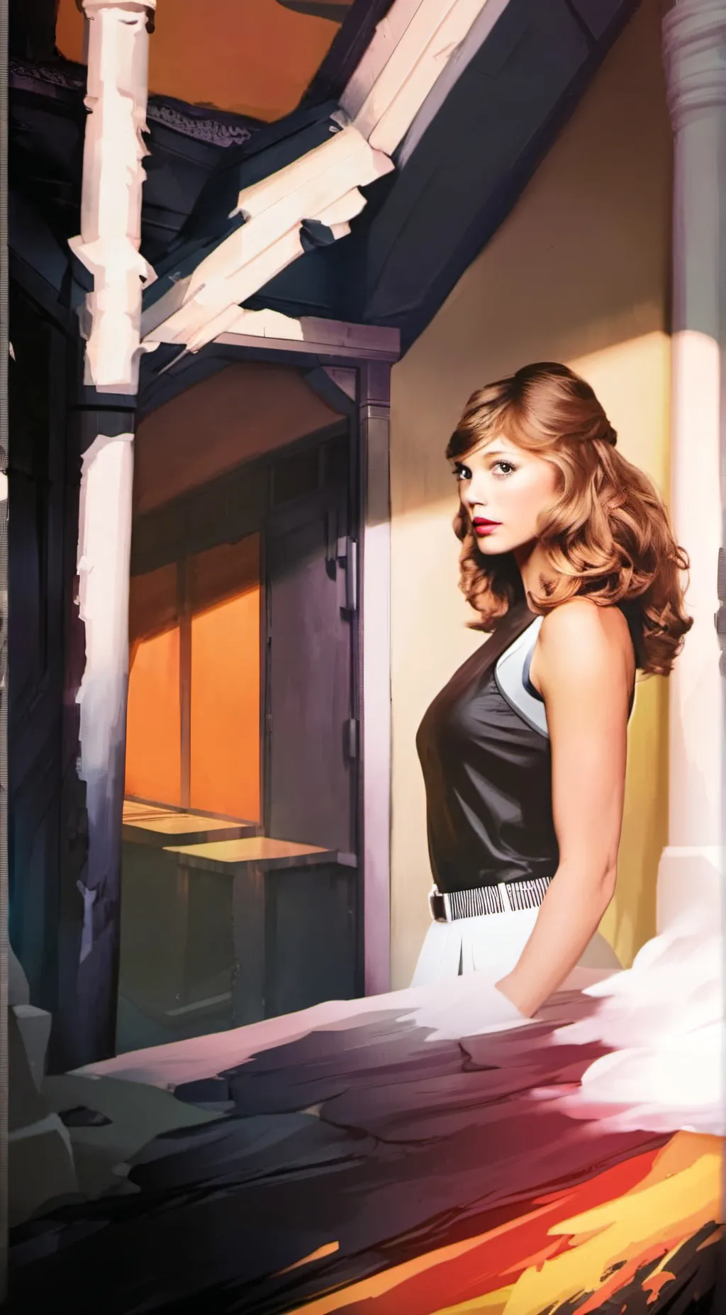 ai character: taylor swift duh background