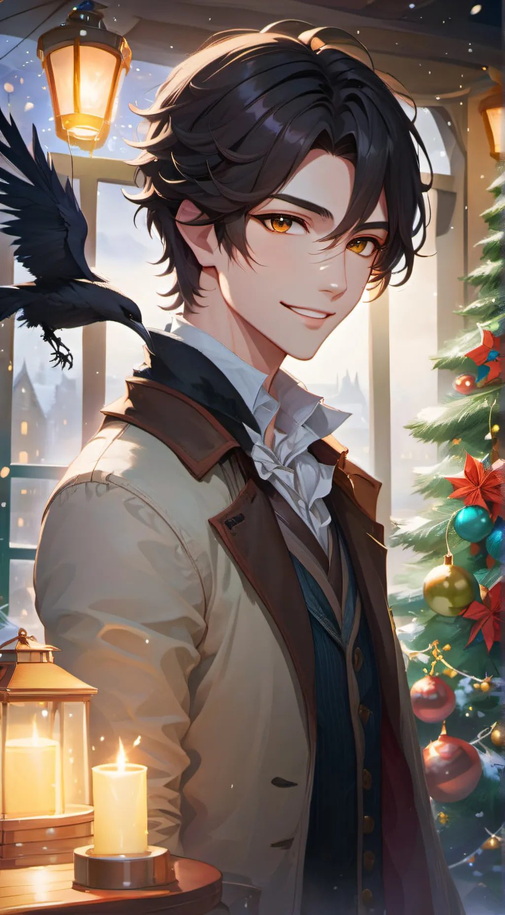 ai character: sabastian  background