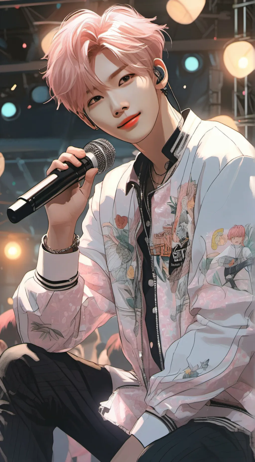ai character: Feliz from skz background