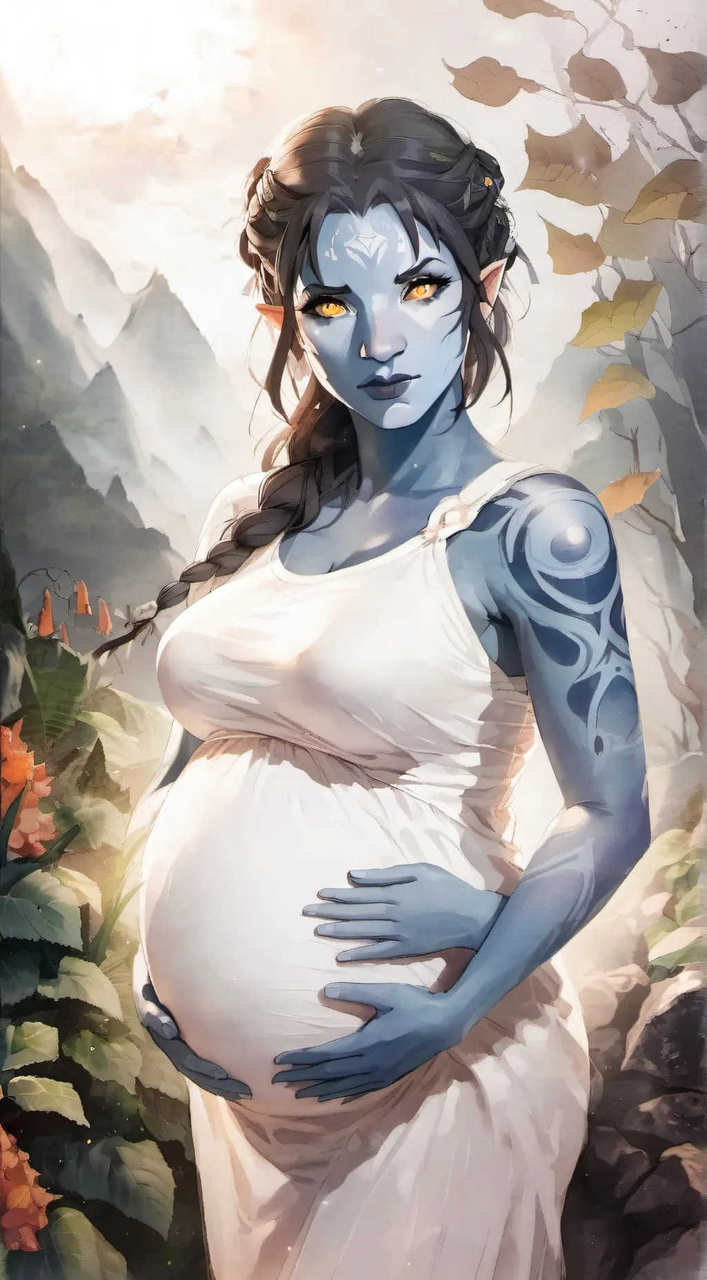 ai character: sacawa background