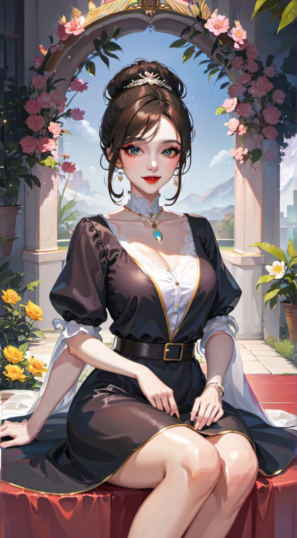 ai character: Lacey background