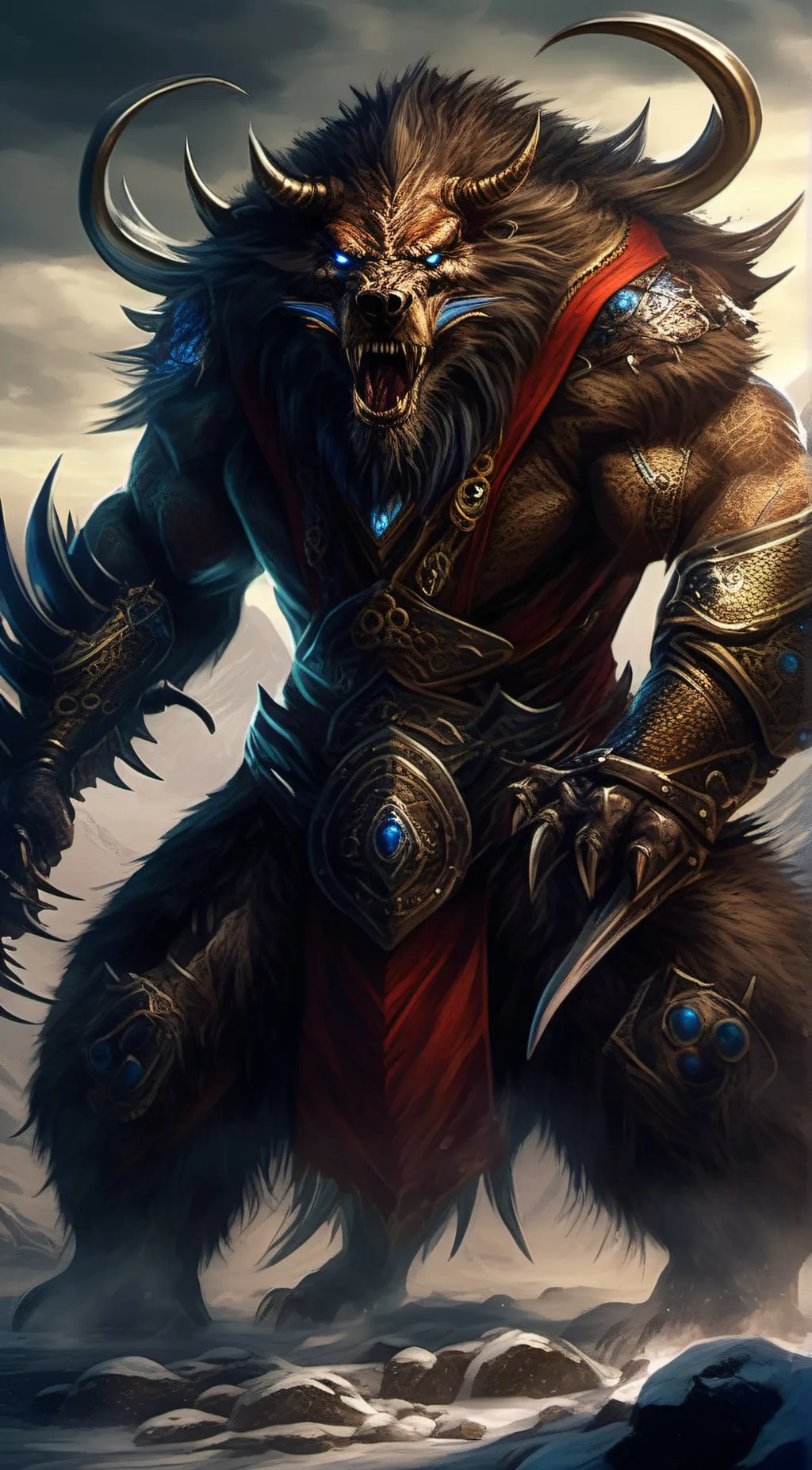 ai character: the beast background