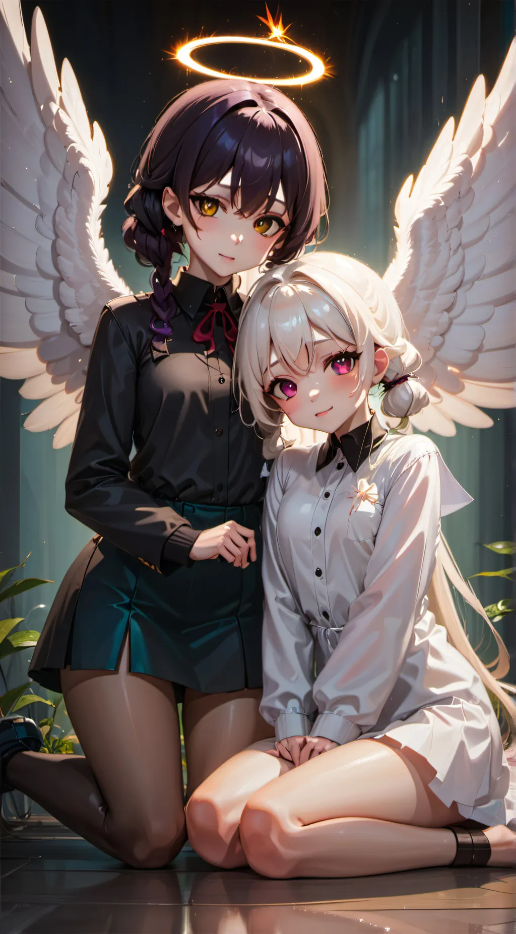 ai character: Angel》《Angelo background
