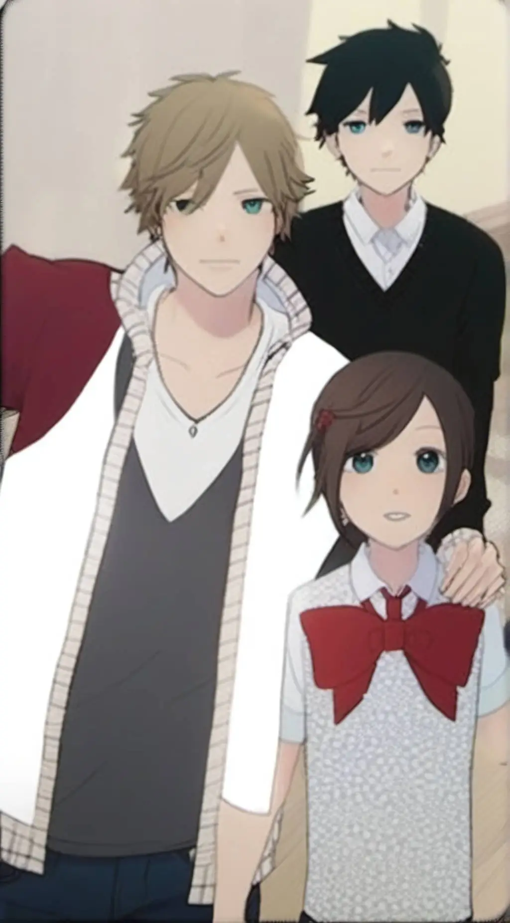 ai character: Mike, Zach, Tiffa, background