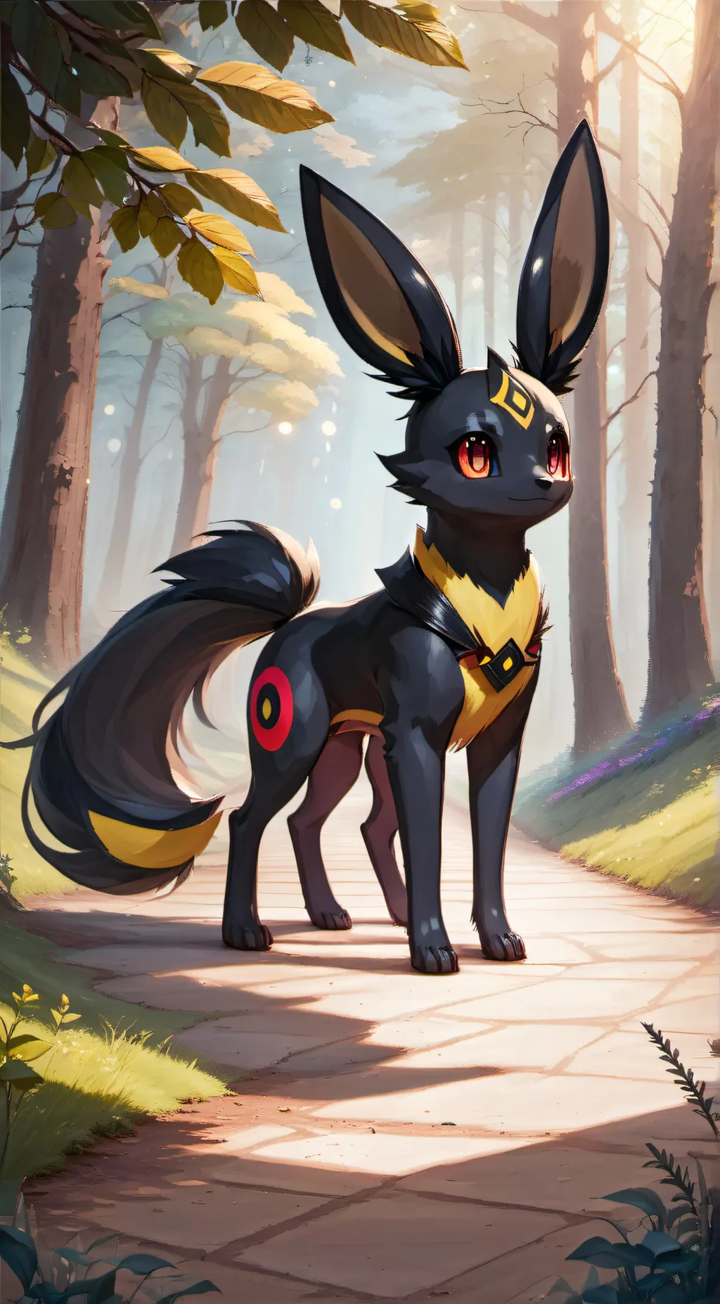 ai character: Umbreon background
