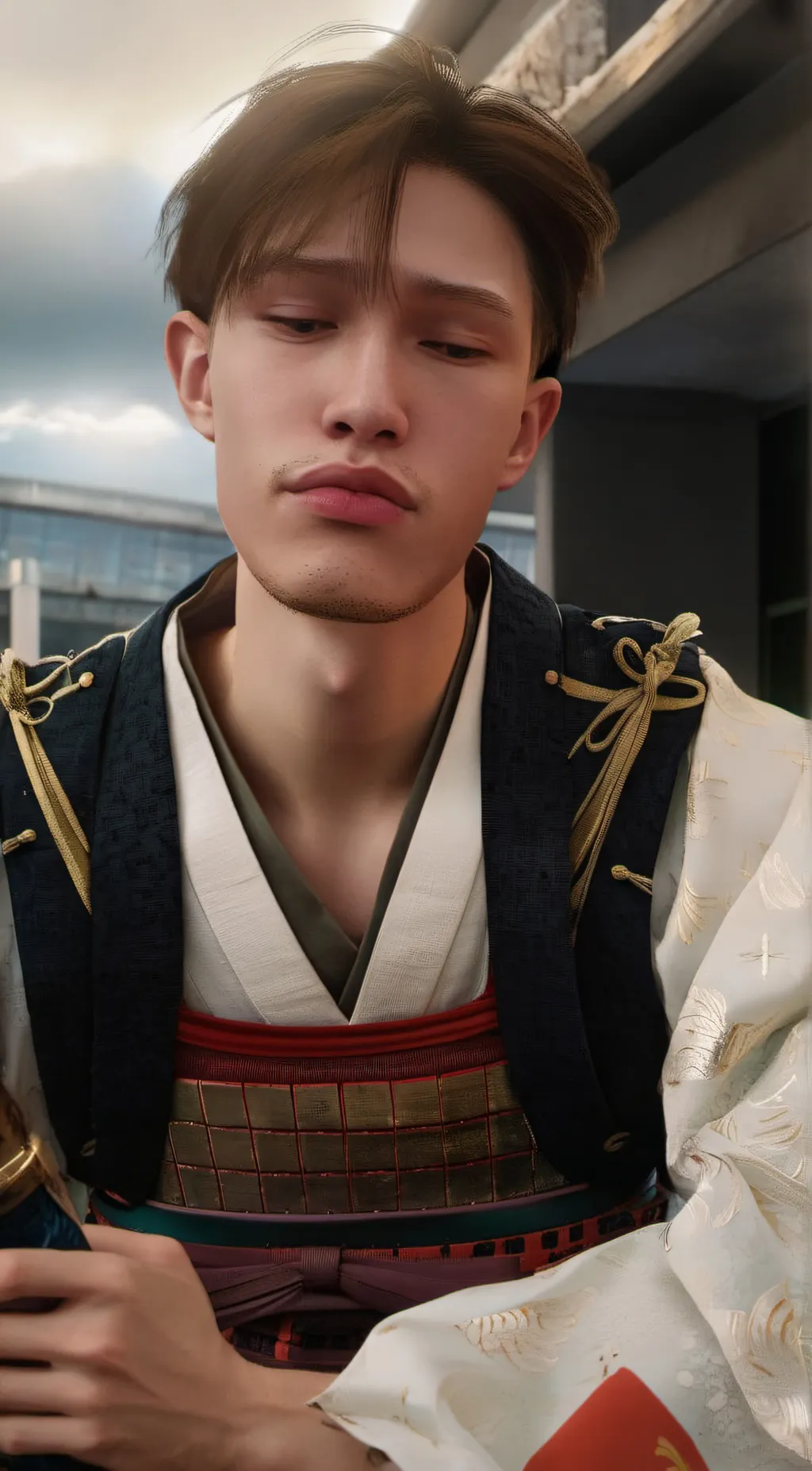 ai character: Okondō Narimitsu background