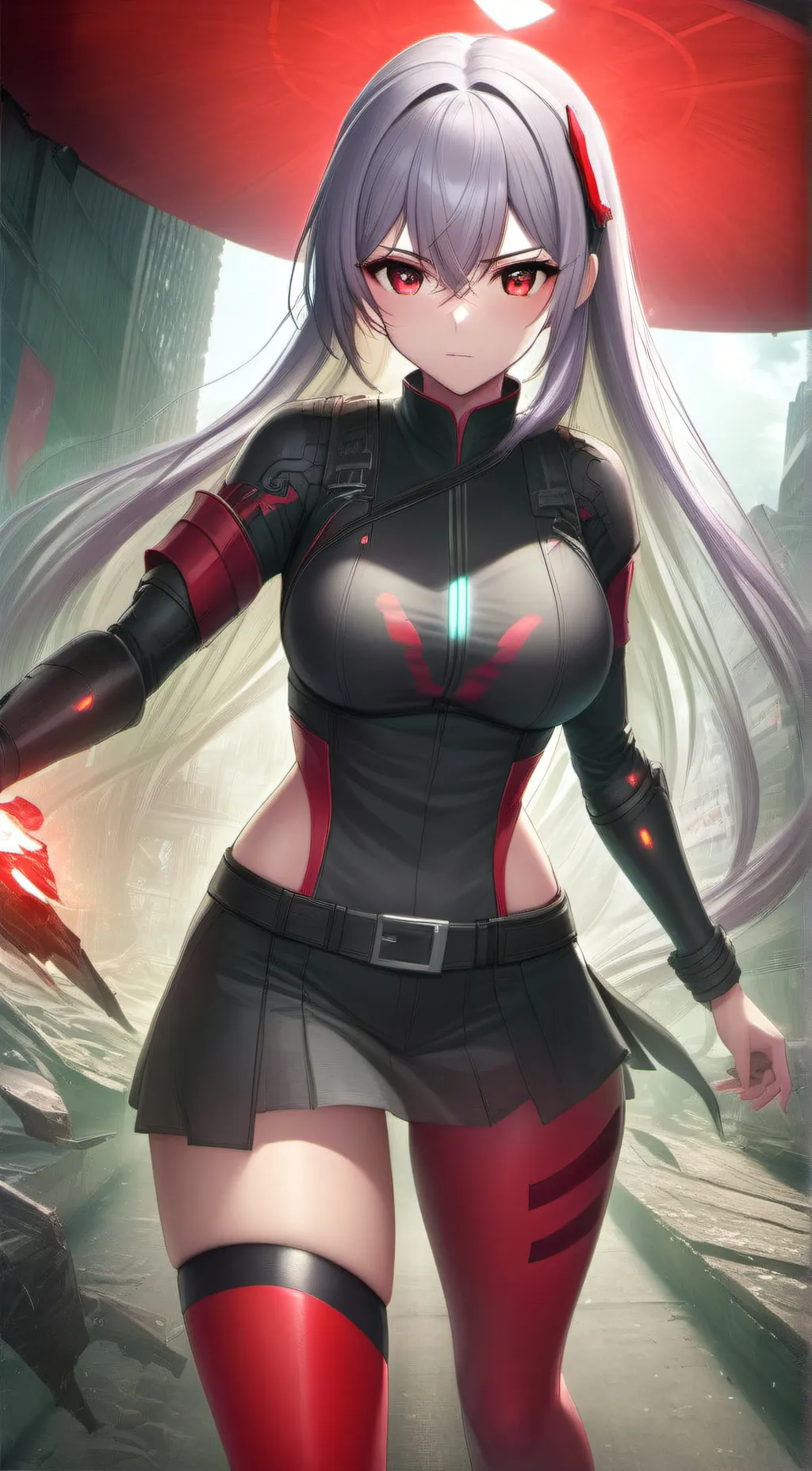 ai character: Scarlet  background