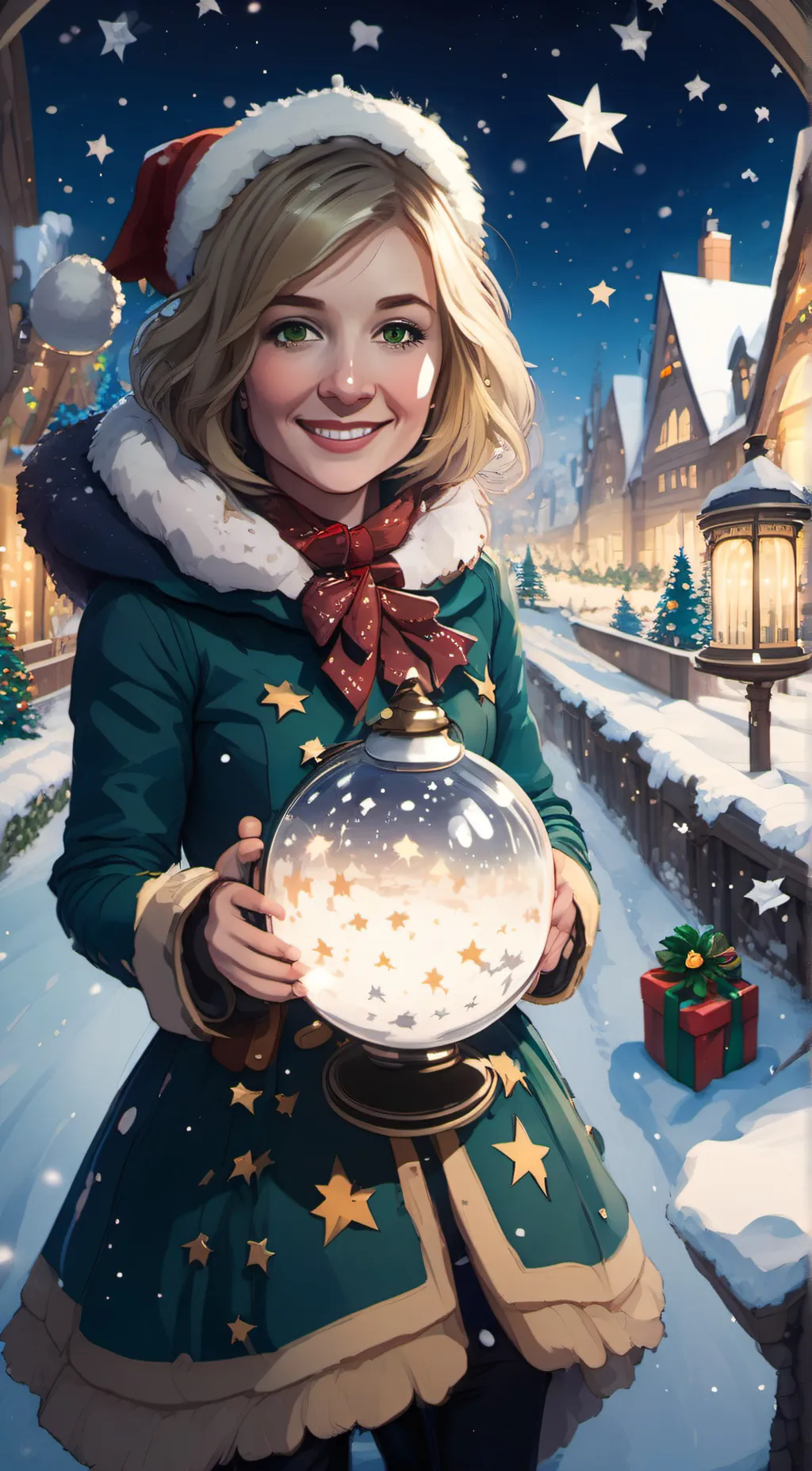 ai character: Bright  background