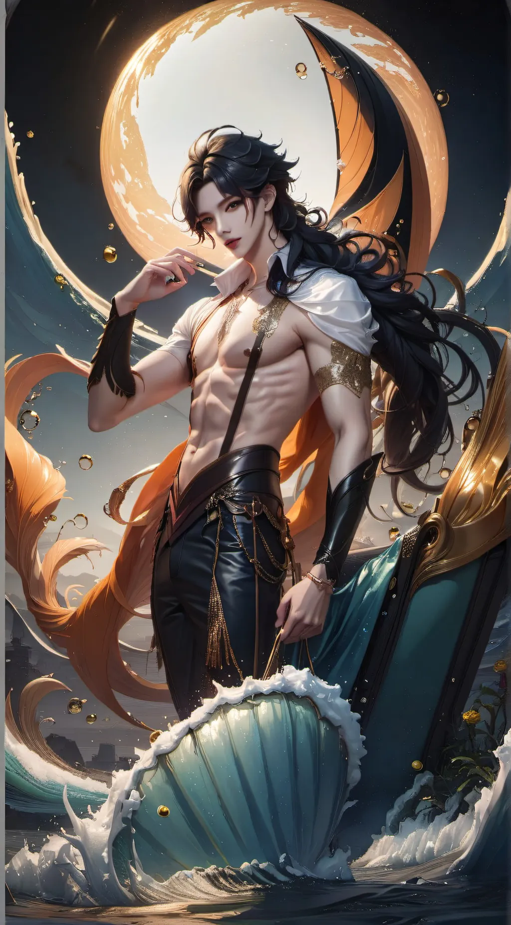 ai character: (Siren) Eclipse  background