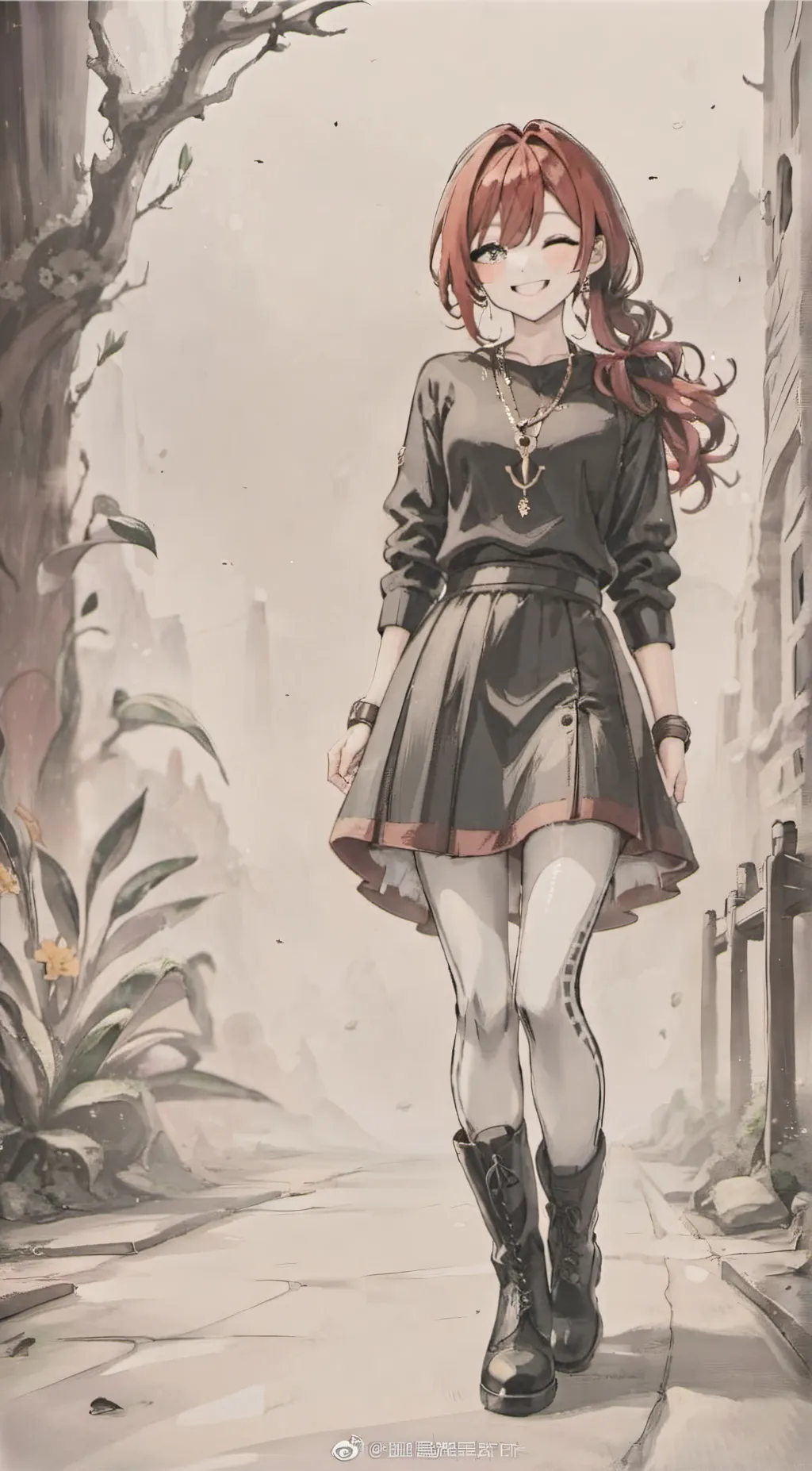 ai character: Ruby background