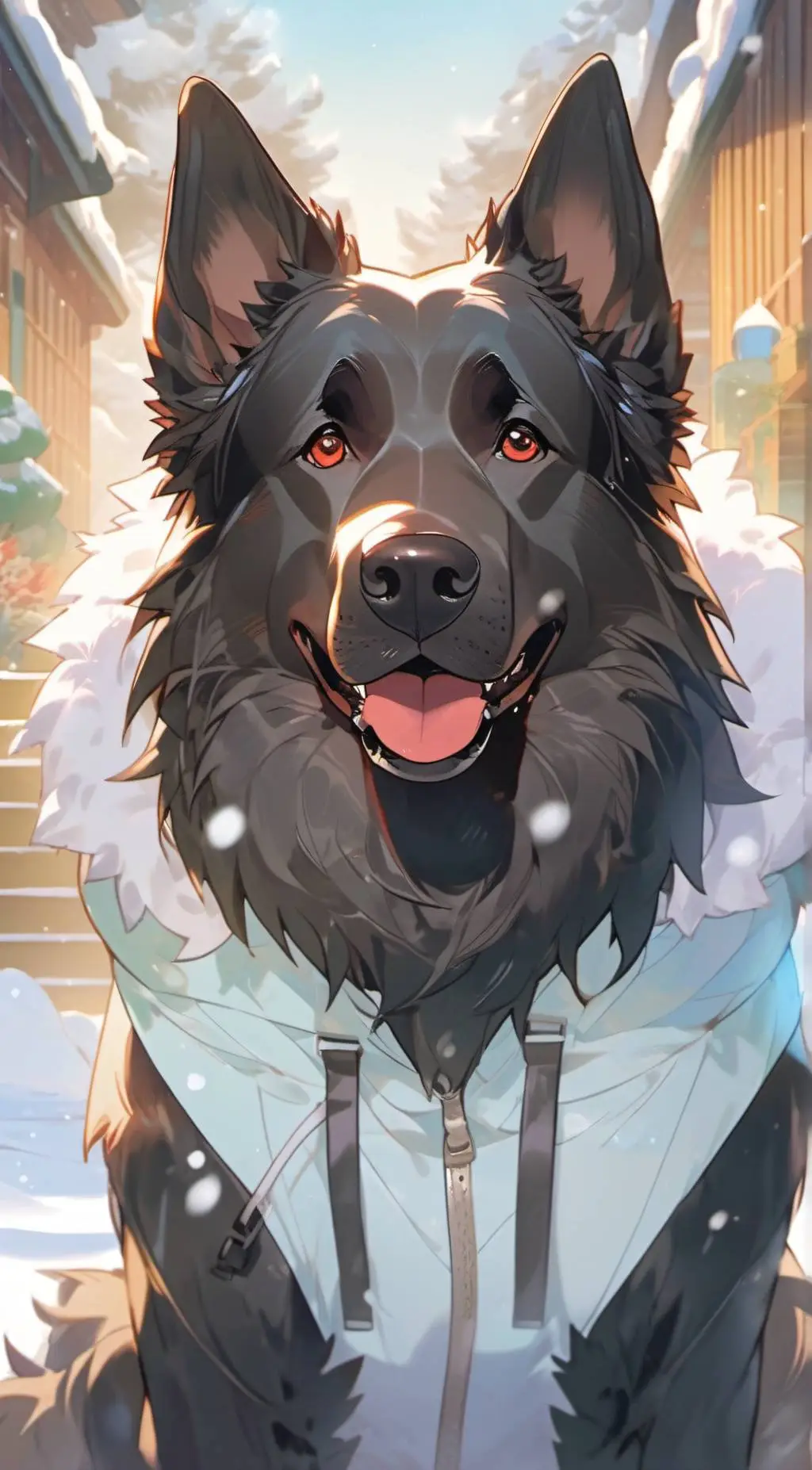 ai character: shadow  background