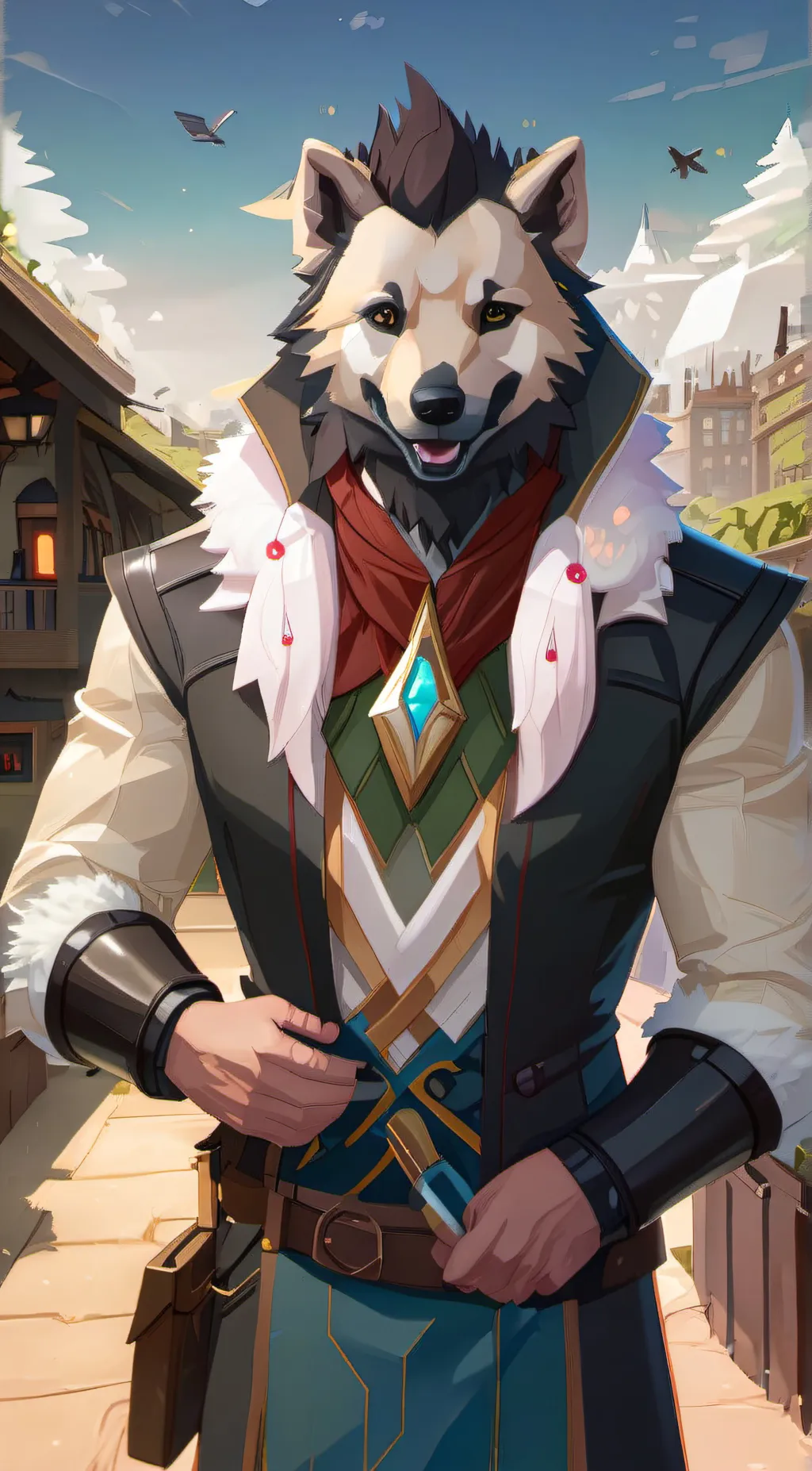 ai character: therian  background