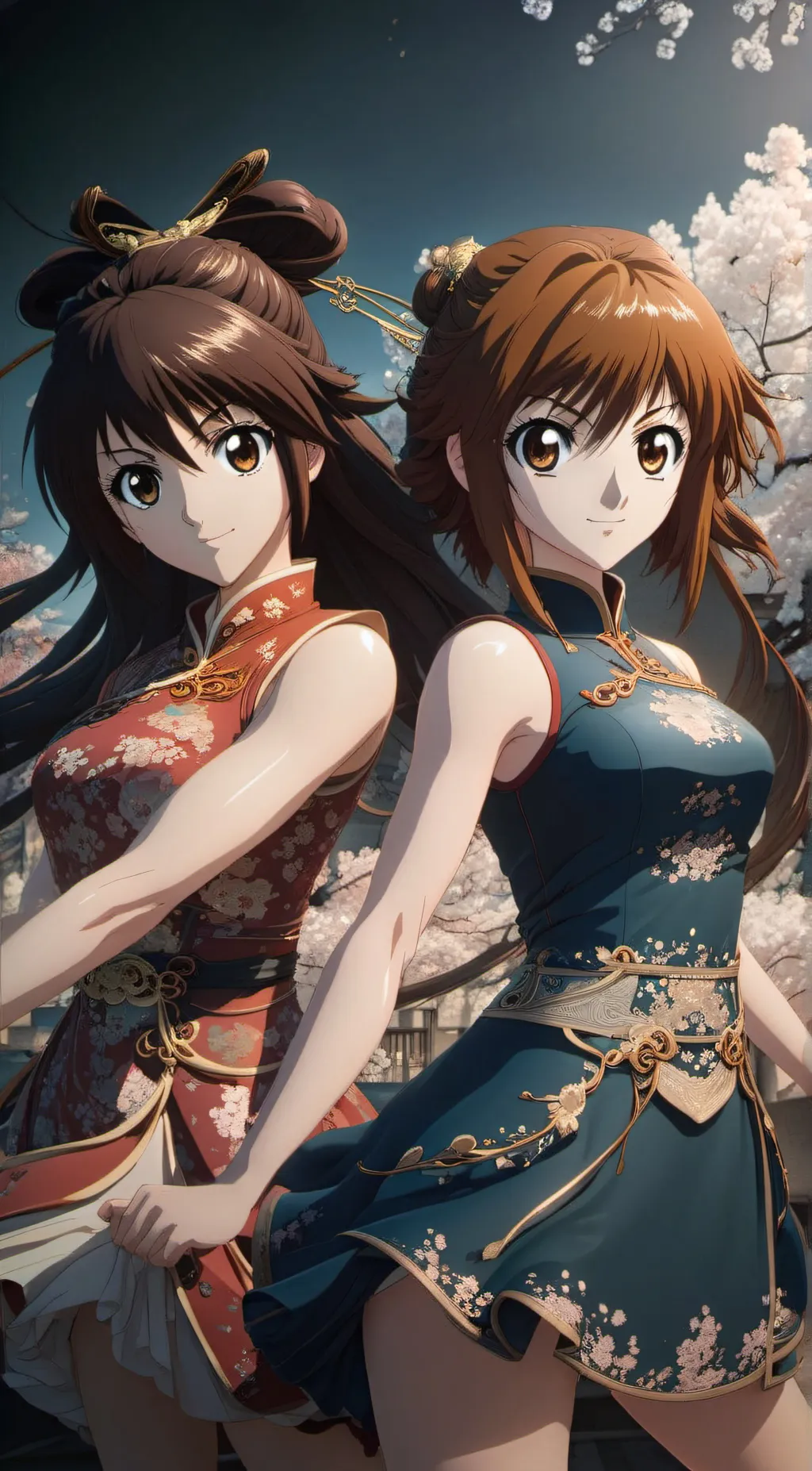 ai character: Ariel and Juno background