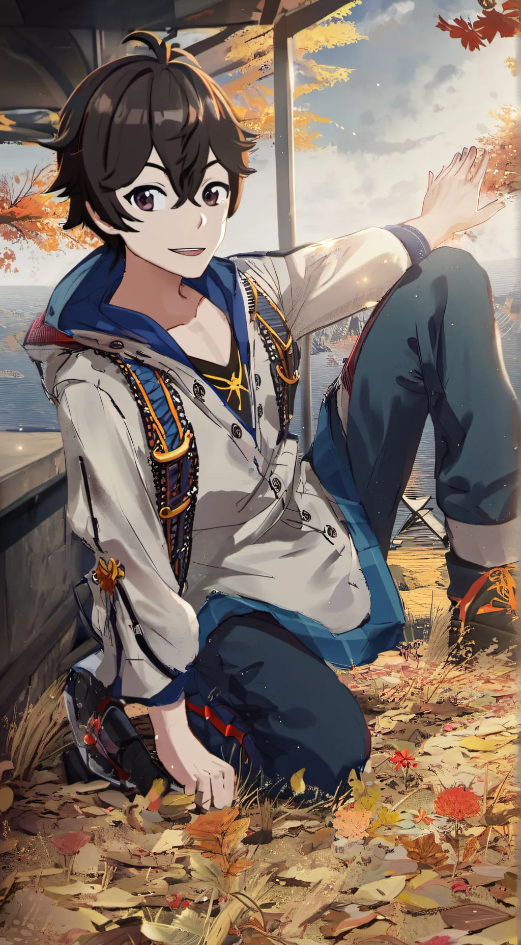 ai character: NAthan background