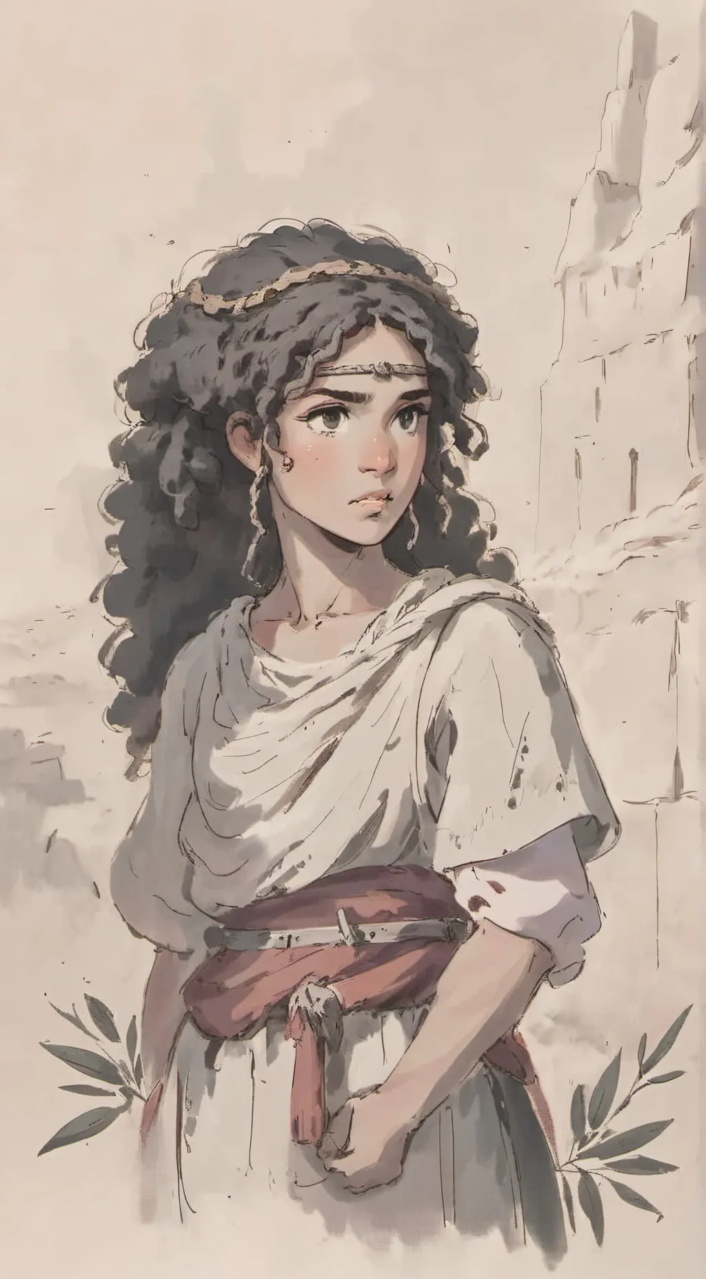 ai character: Roman's Girl background