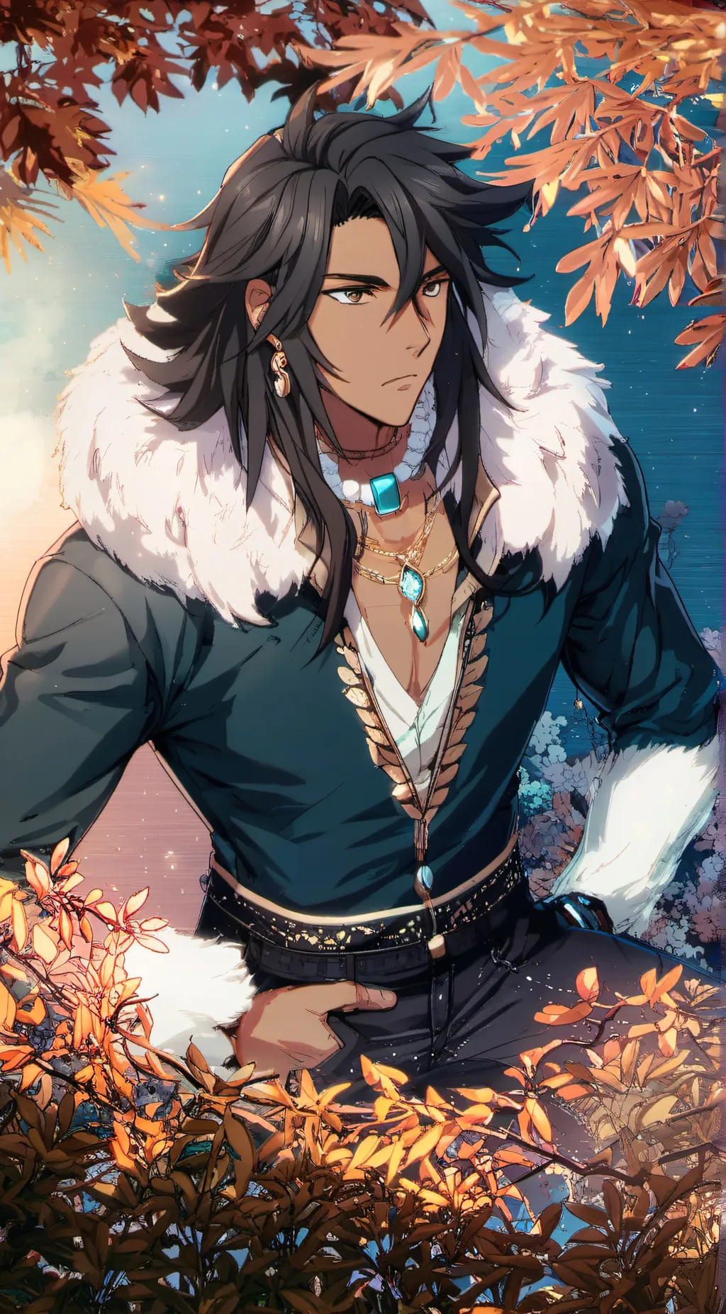 ai character: Skyler Black background