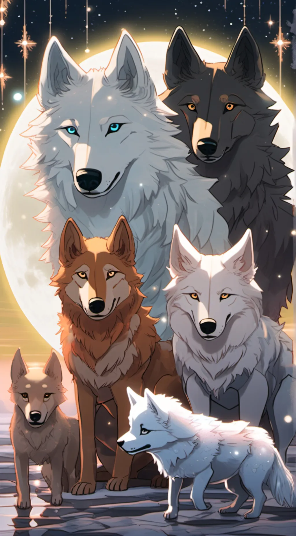 ai character: Aurora background