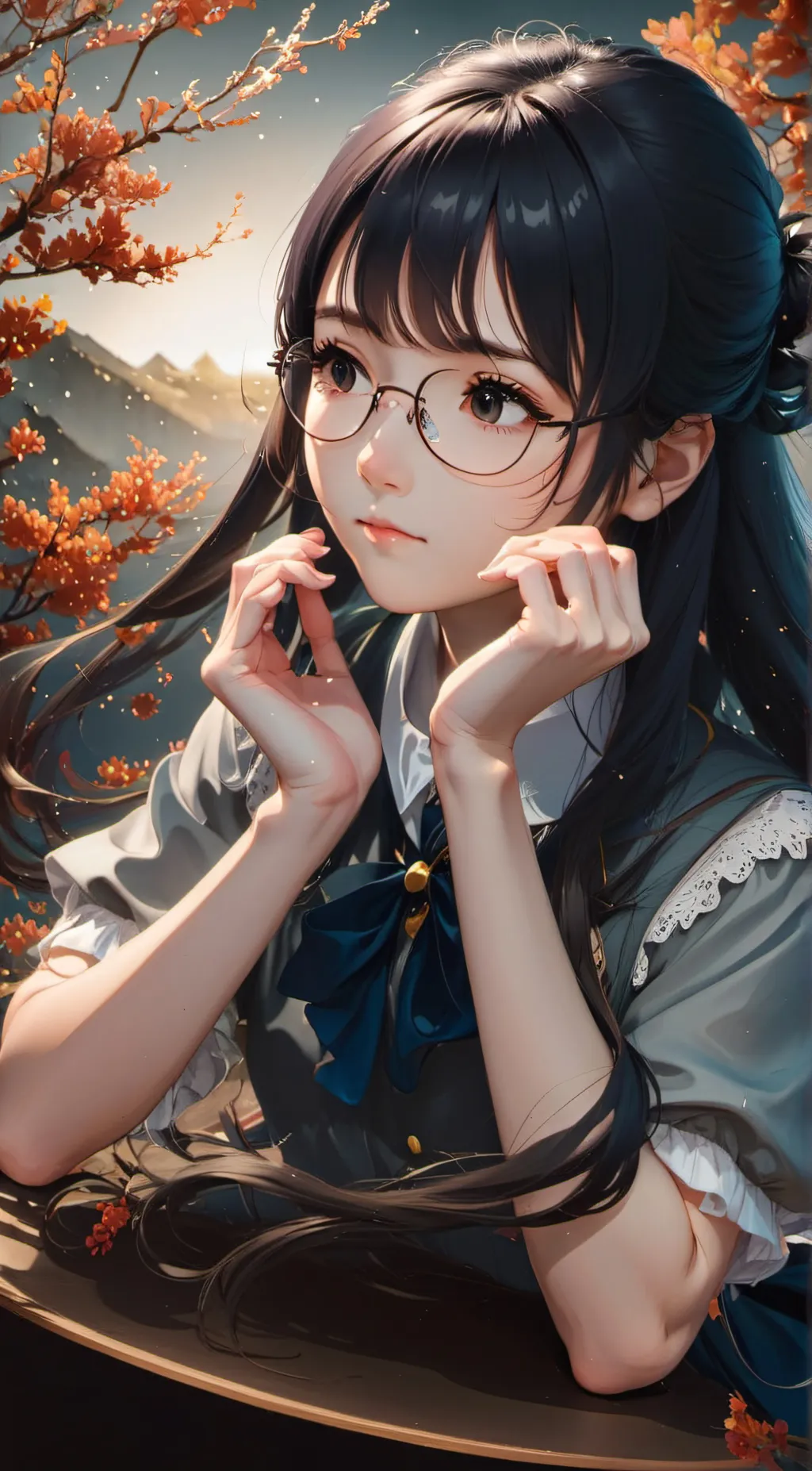 ai character: Akari background