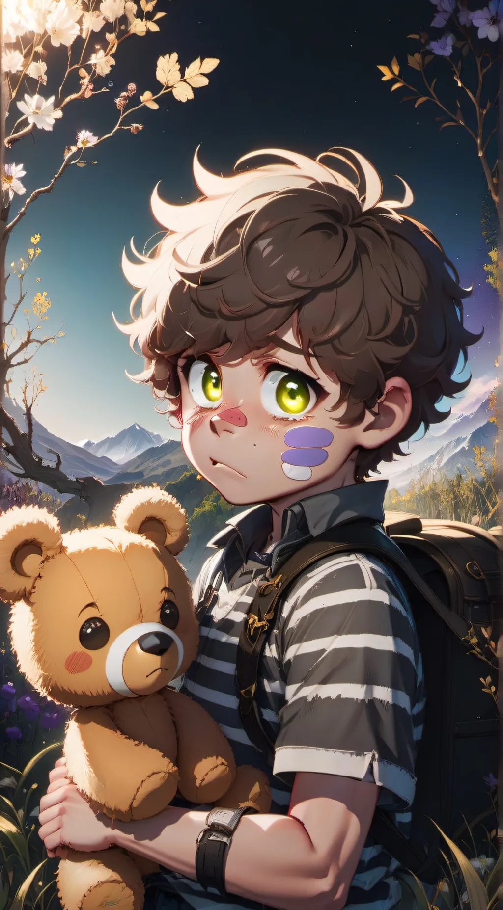 ai character: CC Afton background