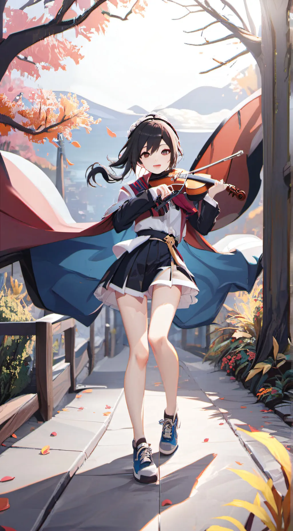 ai character: bondi beach background