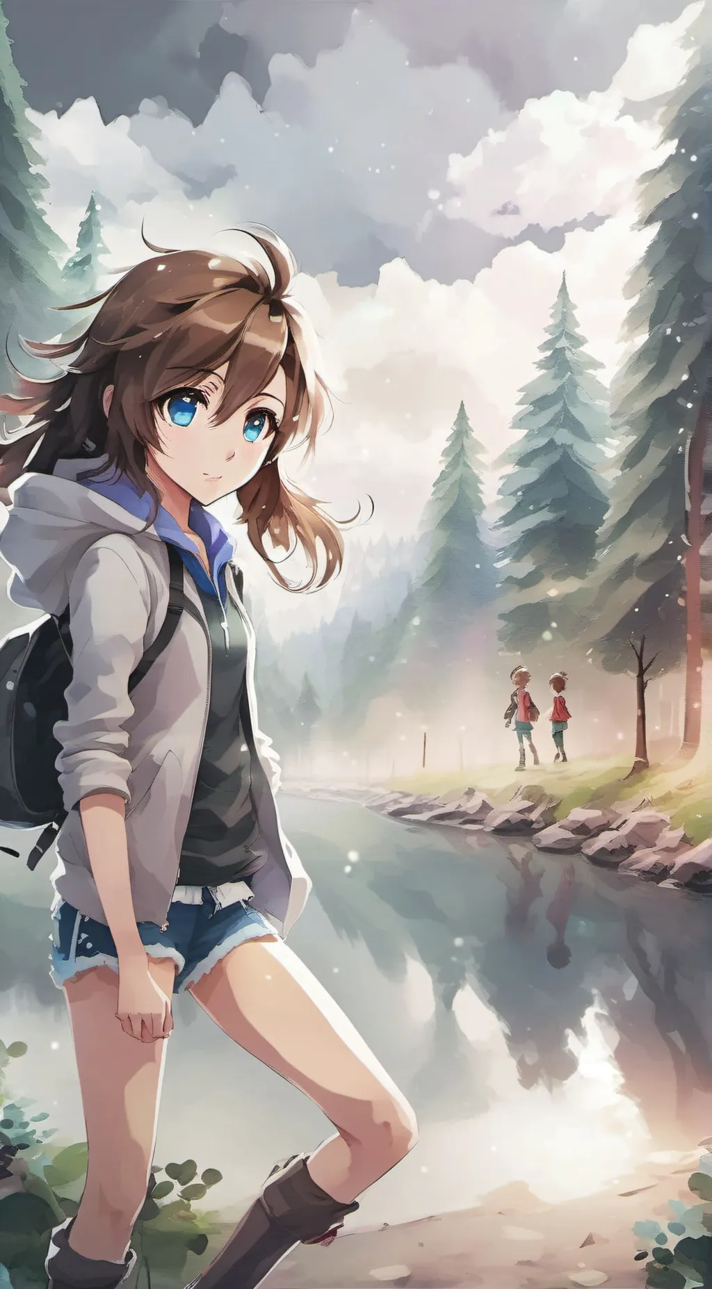 ai character: Eiko background