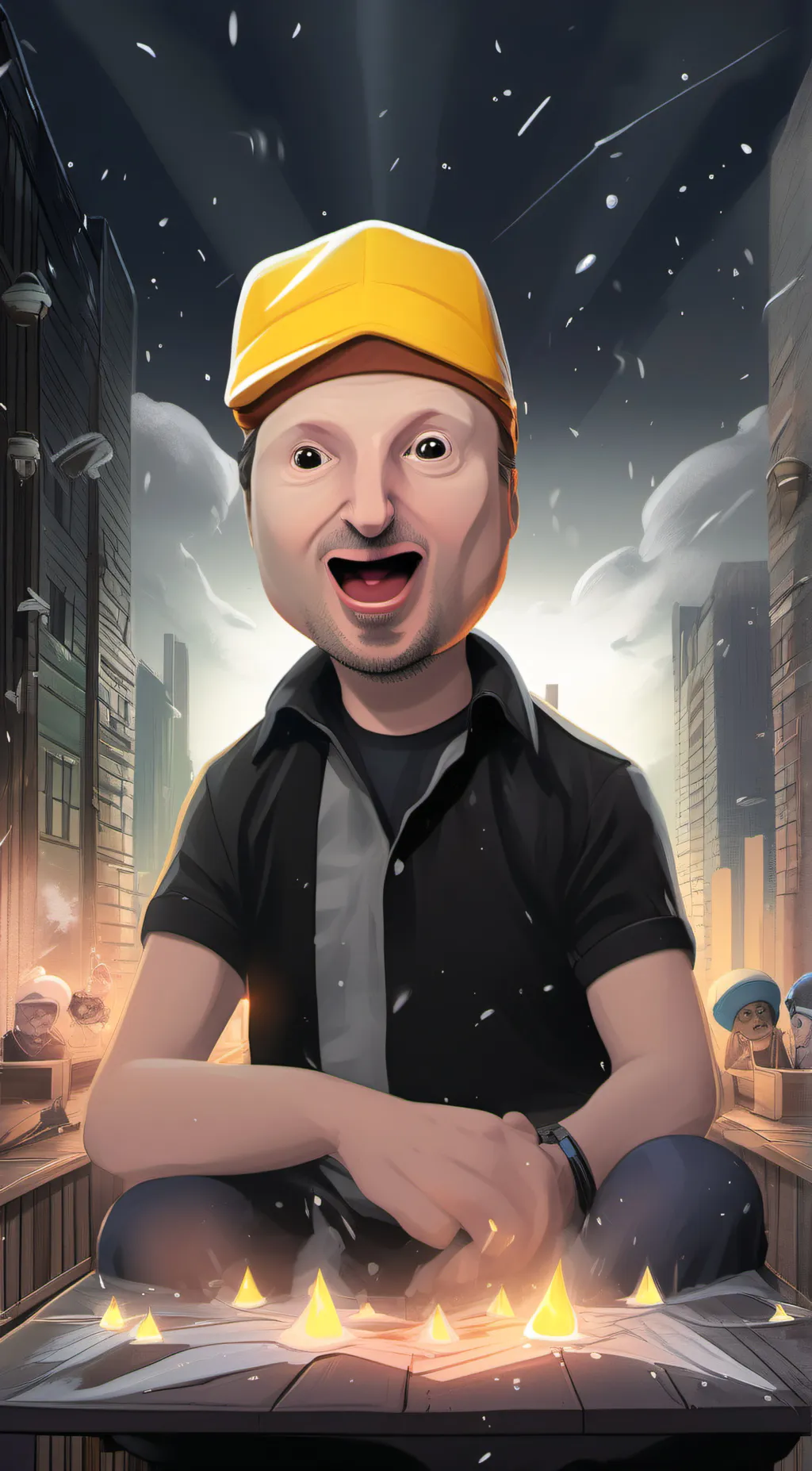 ai character: poopie background