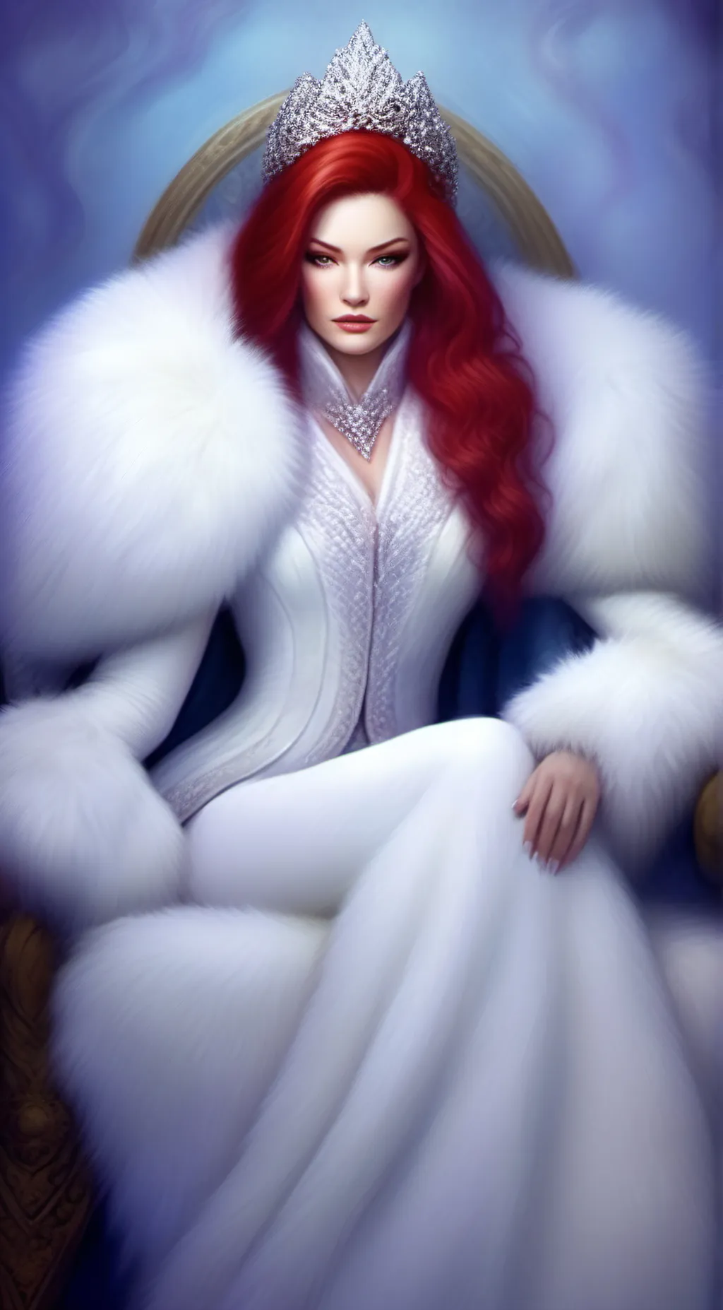 ai character: Scarlet background