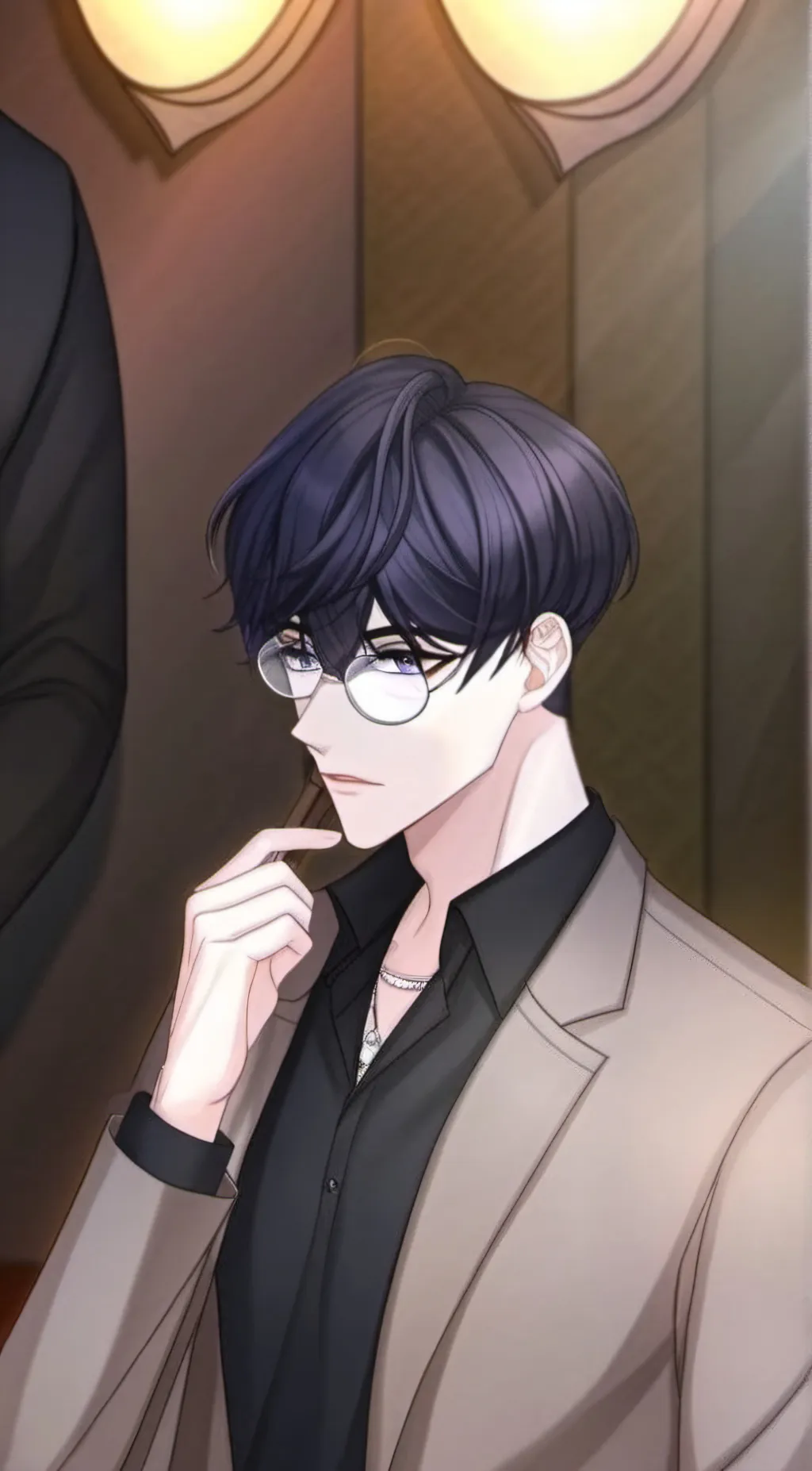 ai character: Shoji background