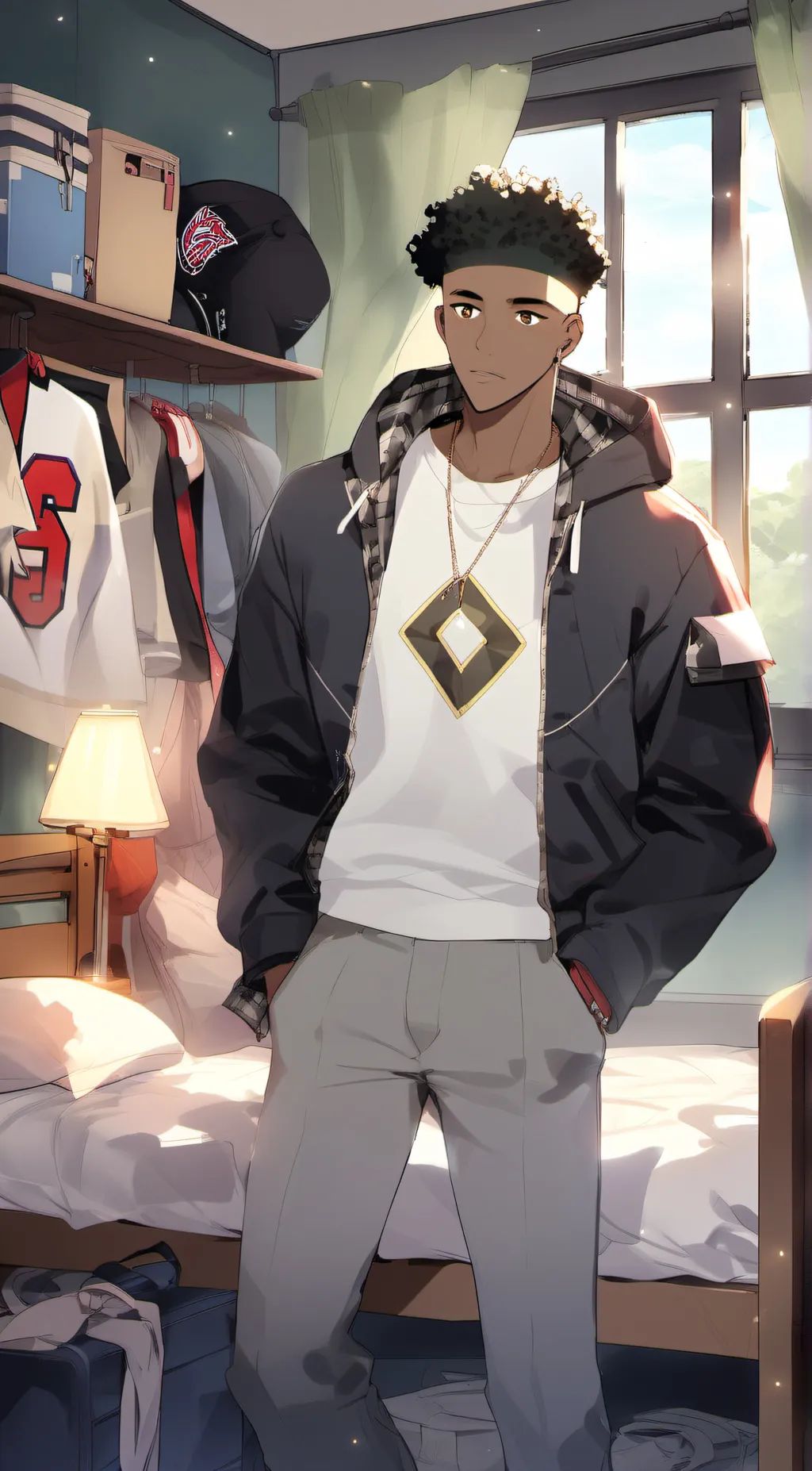 ai character: macya  background