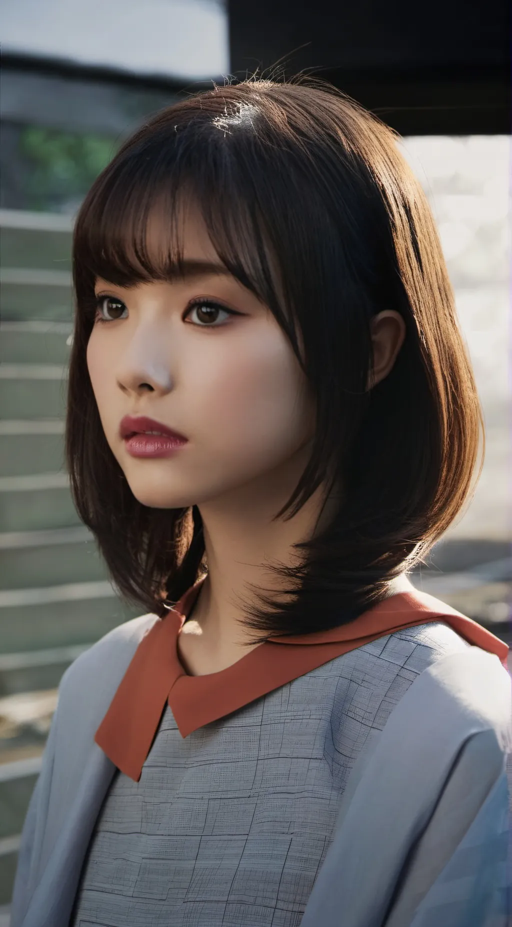 ai character: Hailey  background