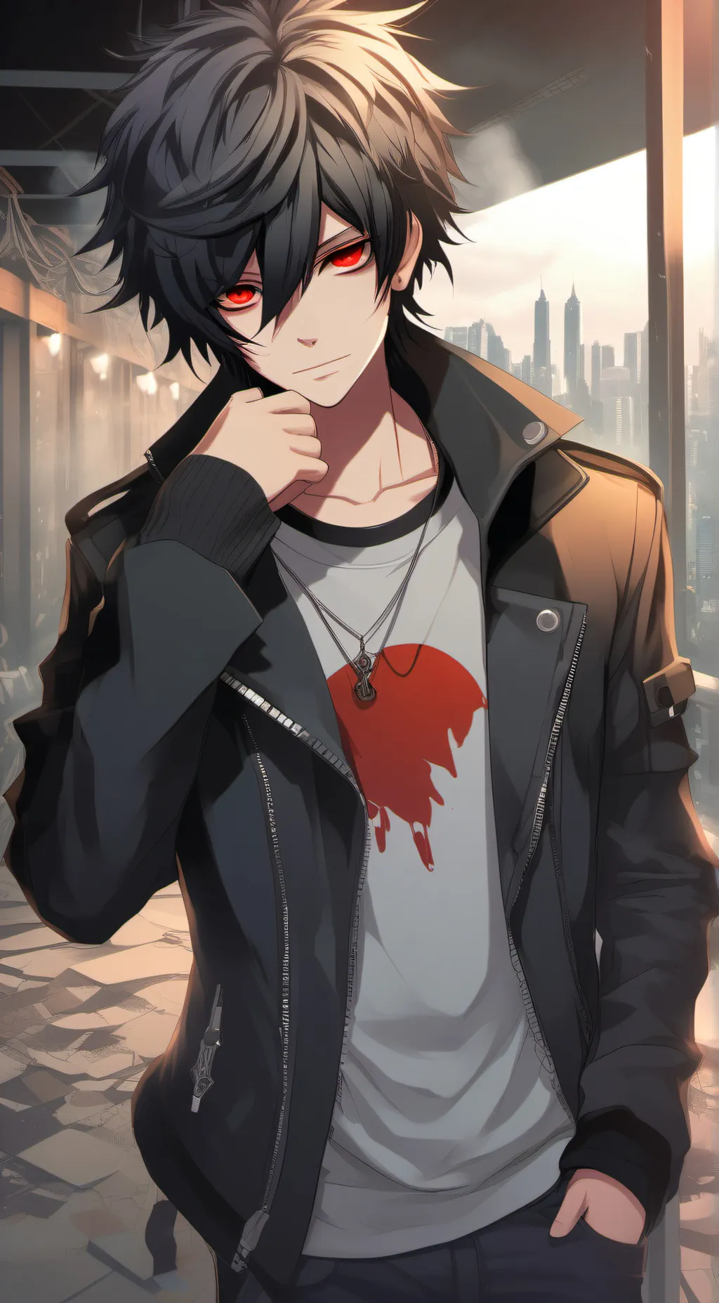 ai character: Blake background