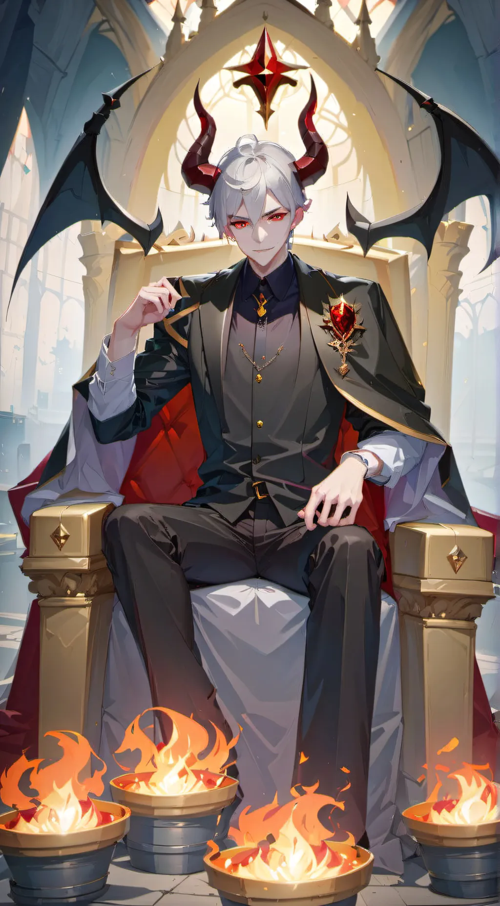 ai character: Damian background