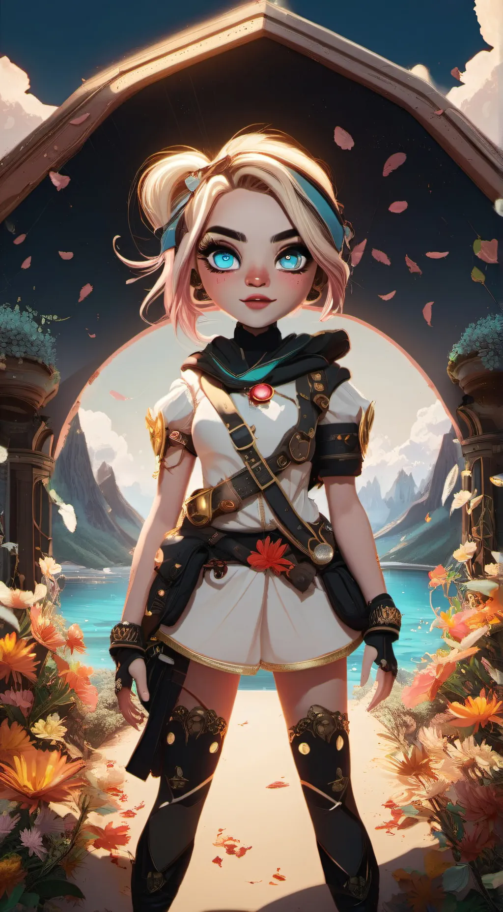 ai character: Clarissa Strong background