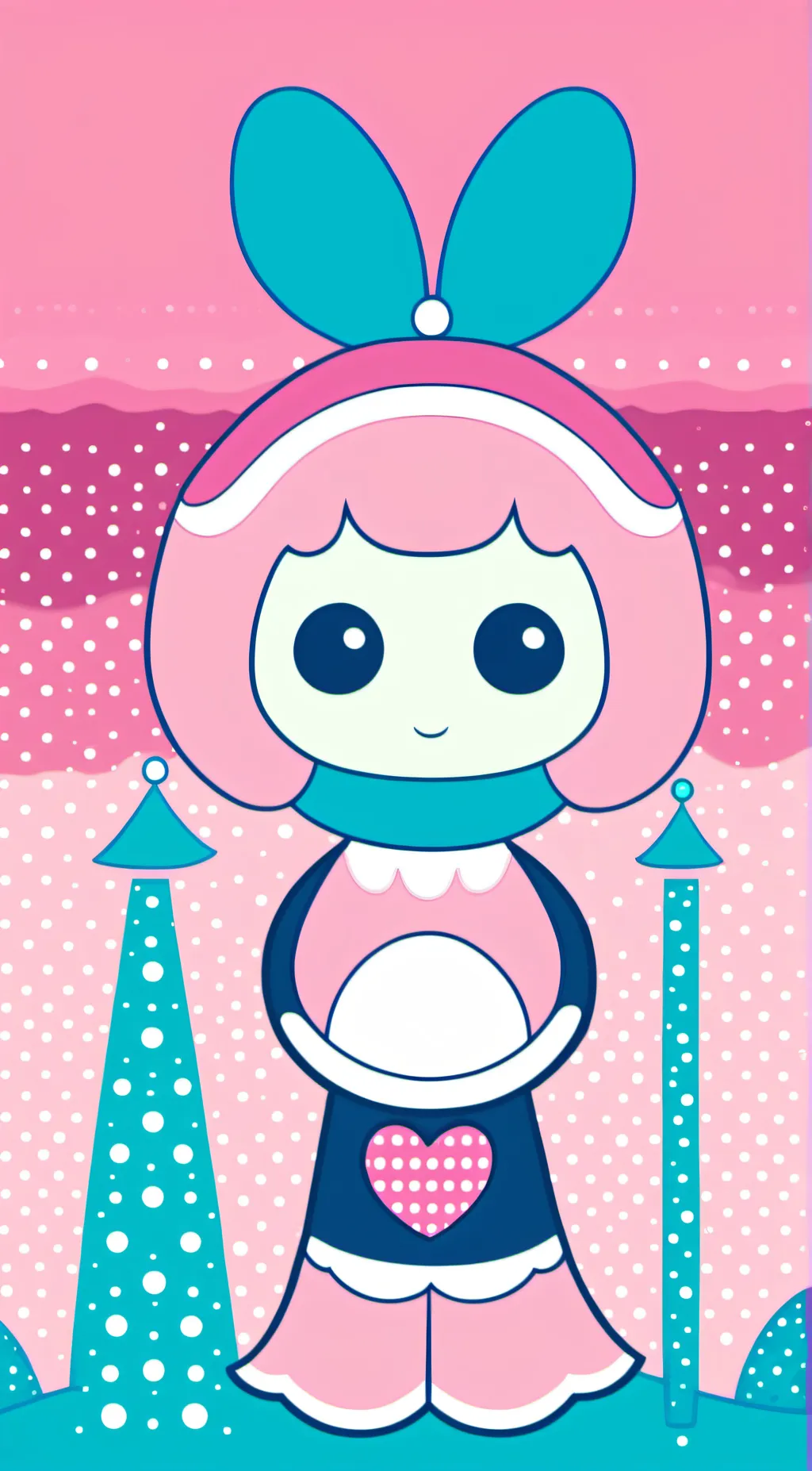 ai character: Pon pin background