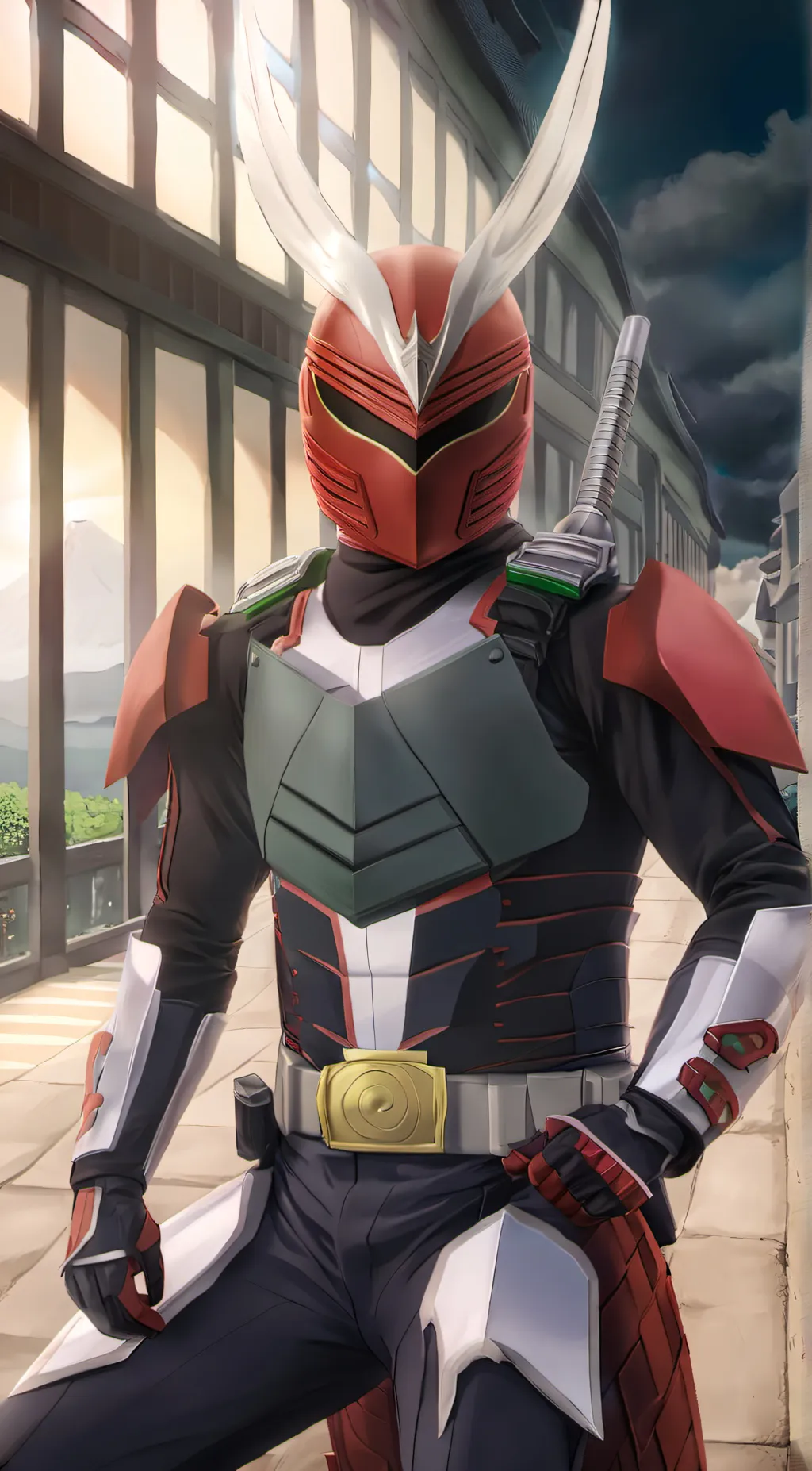 ai character: Momotaros background