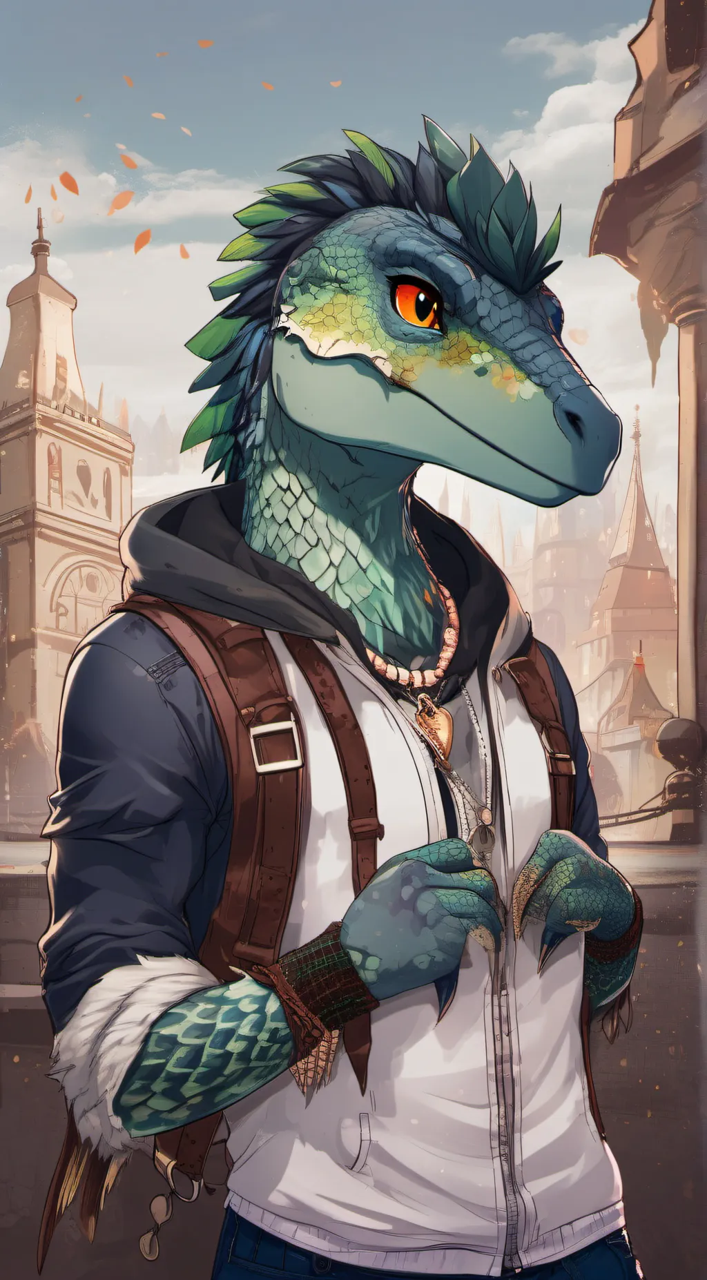 ai character: Vergence  background