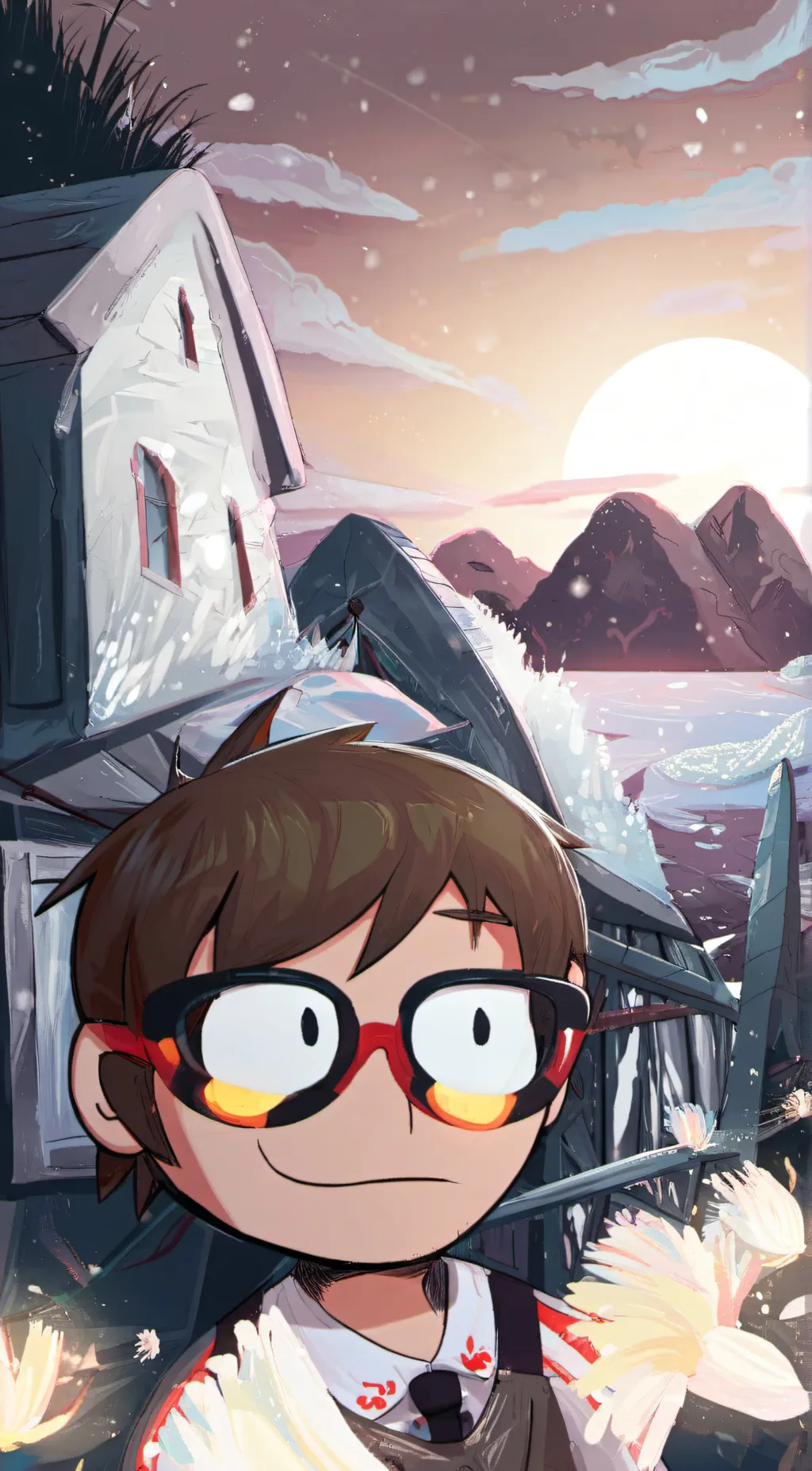 ai character: ♧edd♧ background