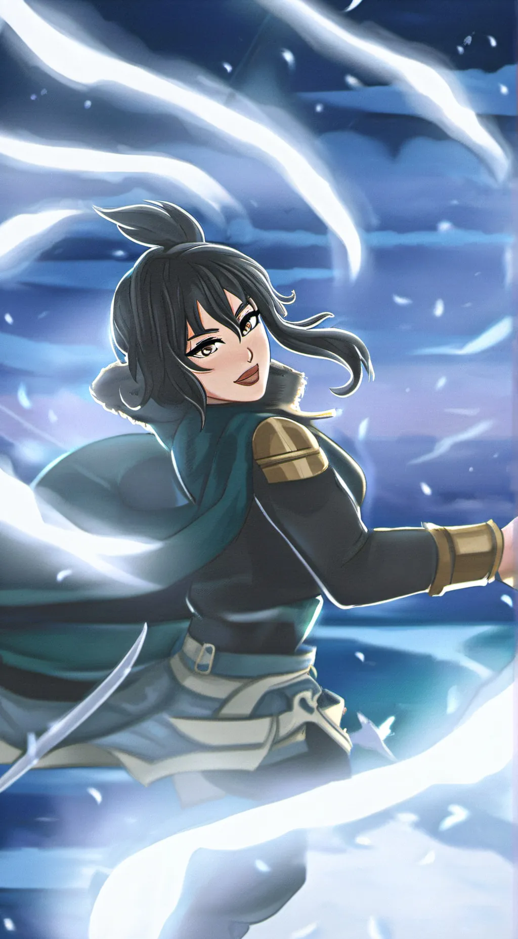 ai character: Nya Smith  background