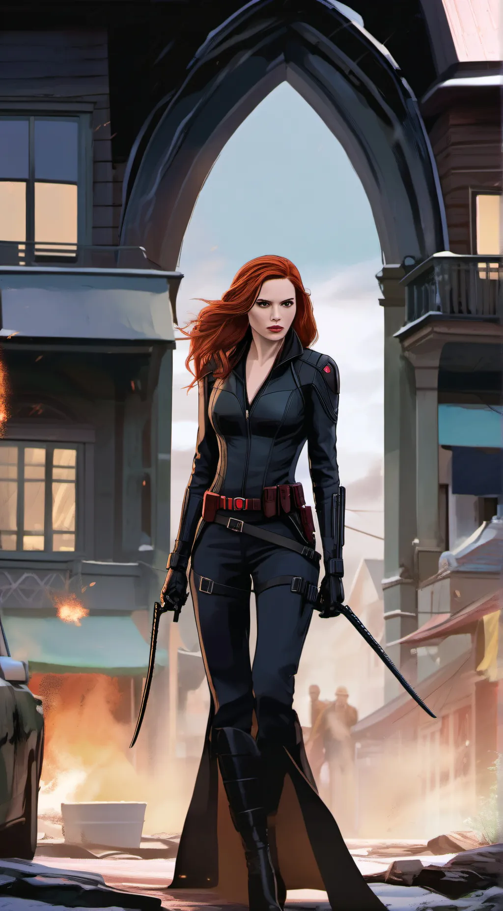 ai character: Natasha  background