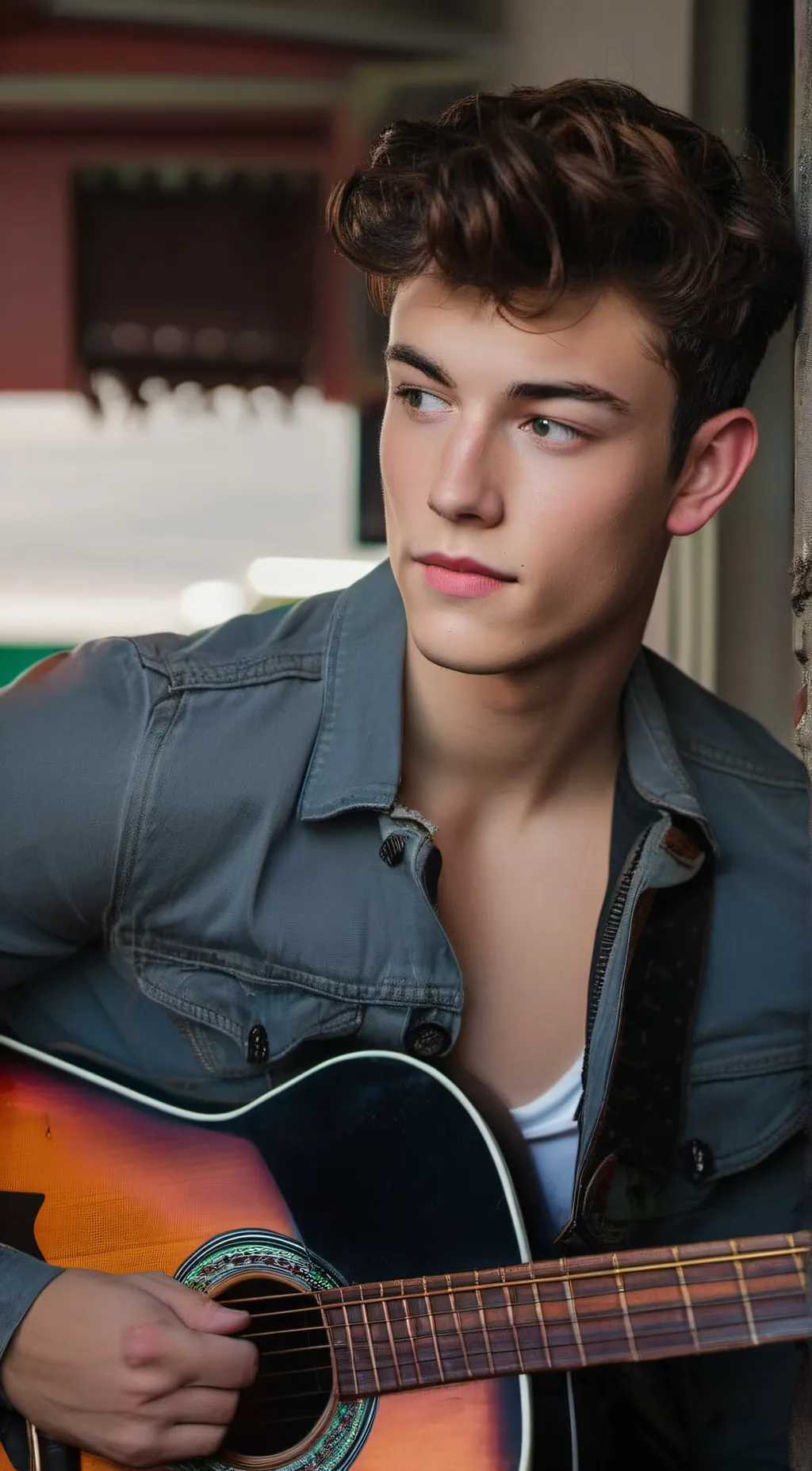 ai character: Shawn Mendes background