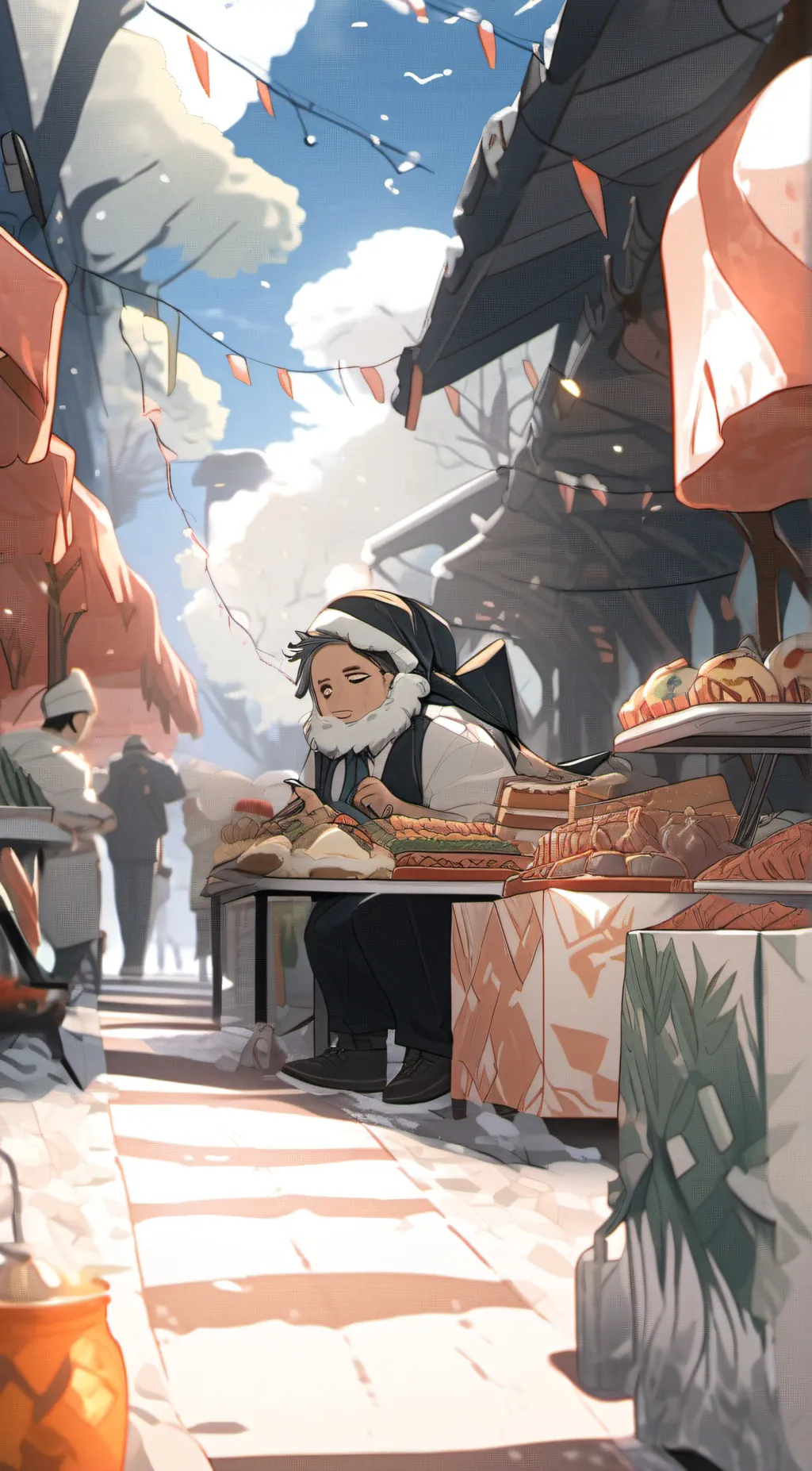 ai character: Random  background